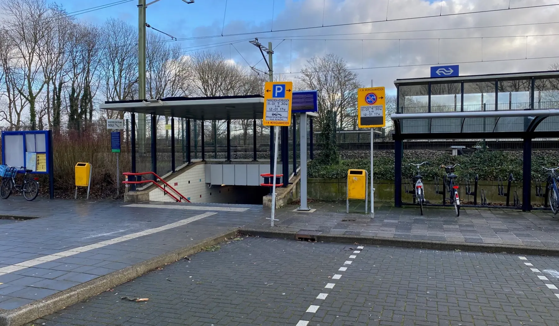 Zo ziet station Driehuis er nu uit