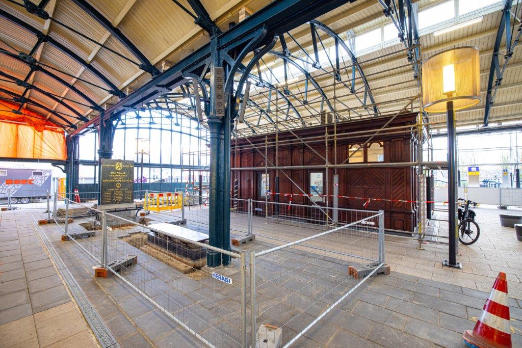 Werkzaamheden op station Leeuwarden