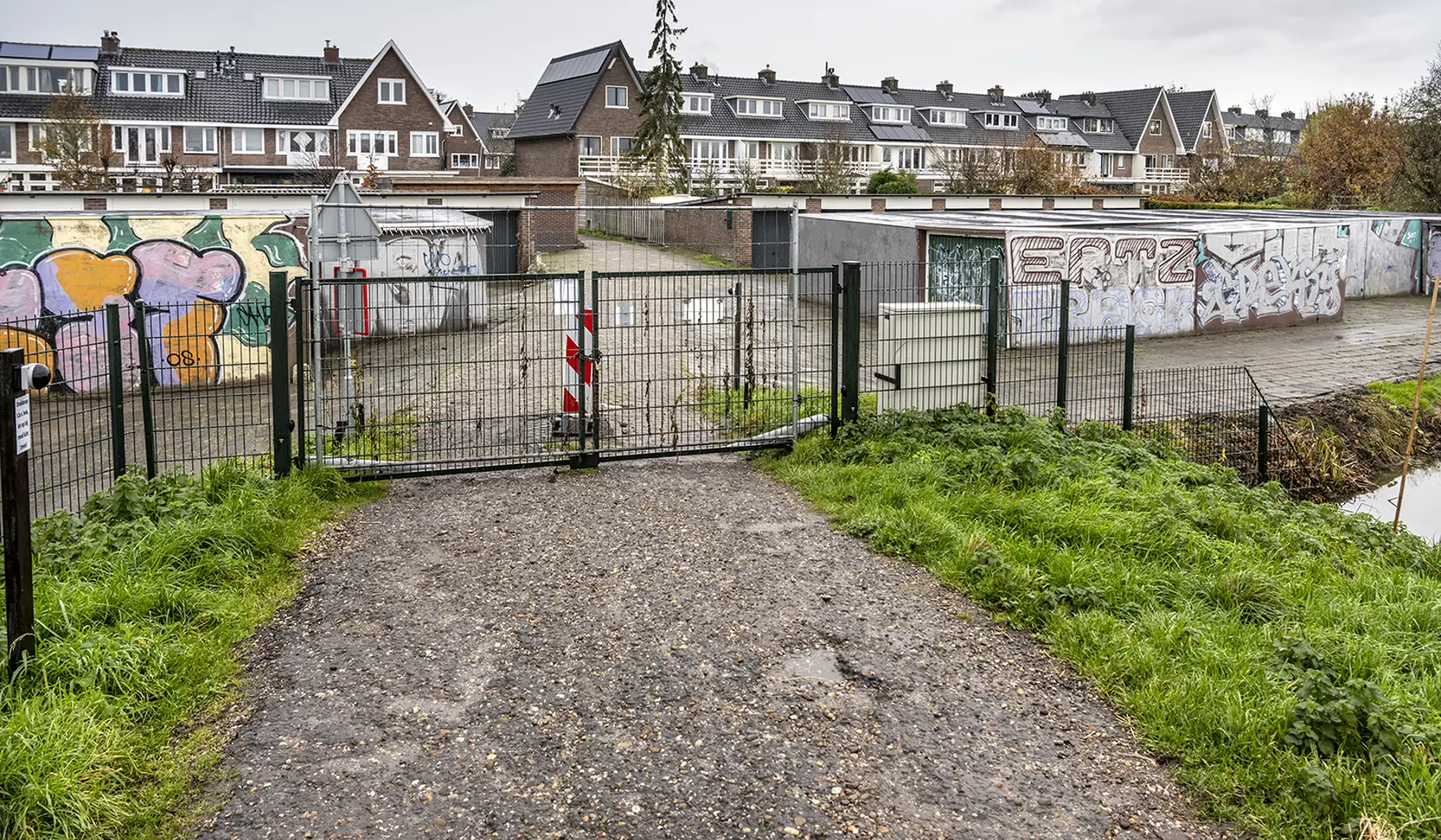 Zo zag de situatie in Santpoort-Zuid er tot vandaag uit