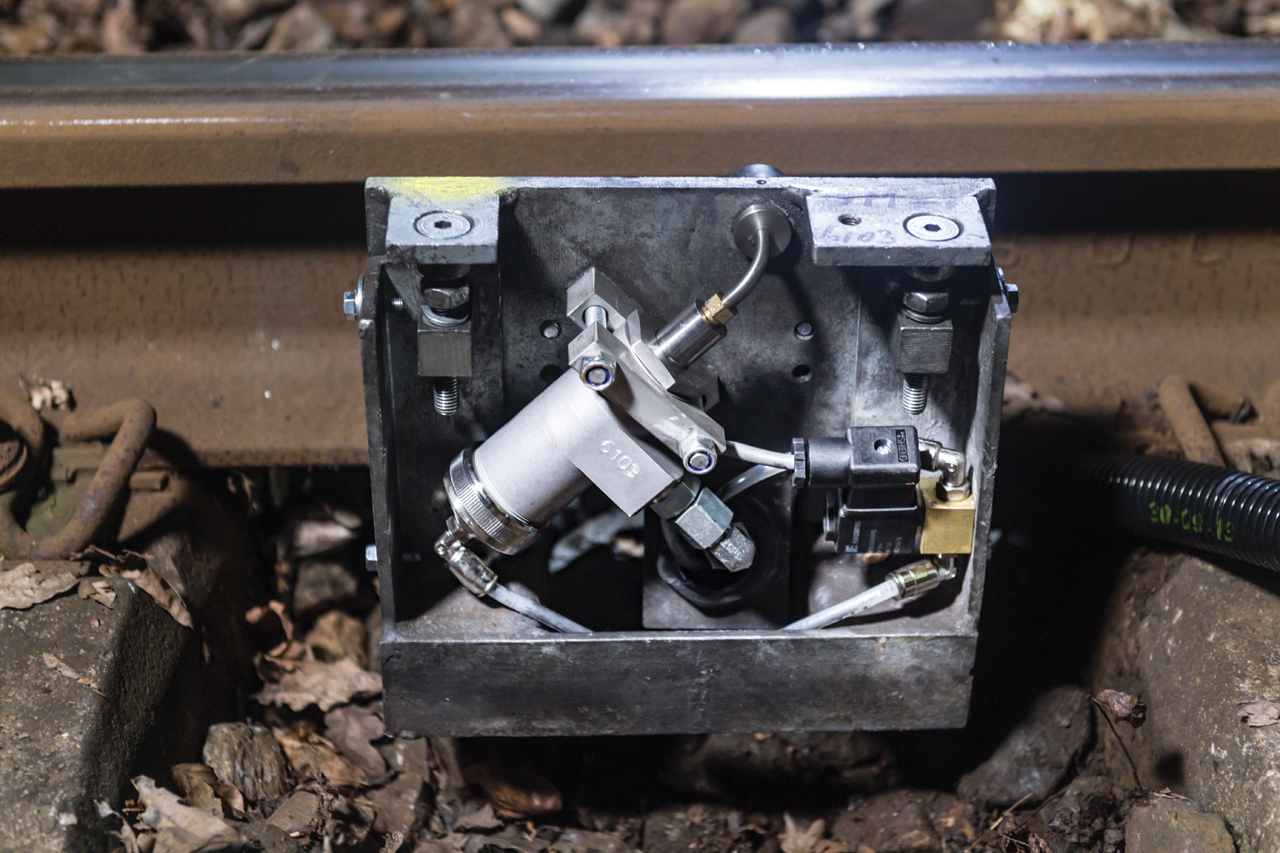 Spoorstaafconditioneringssysteem