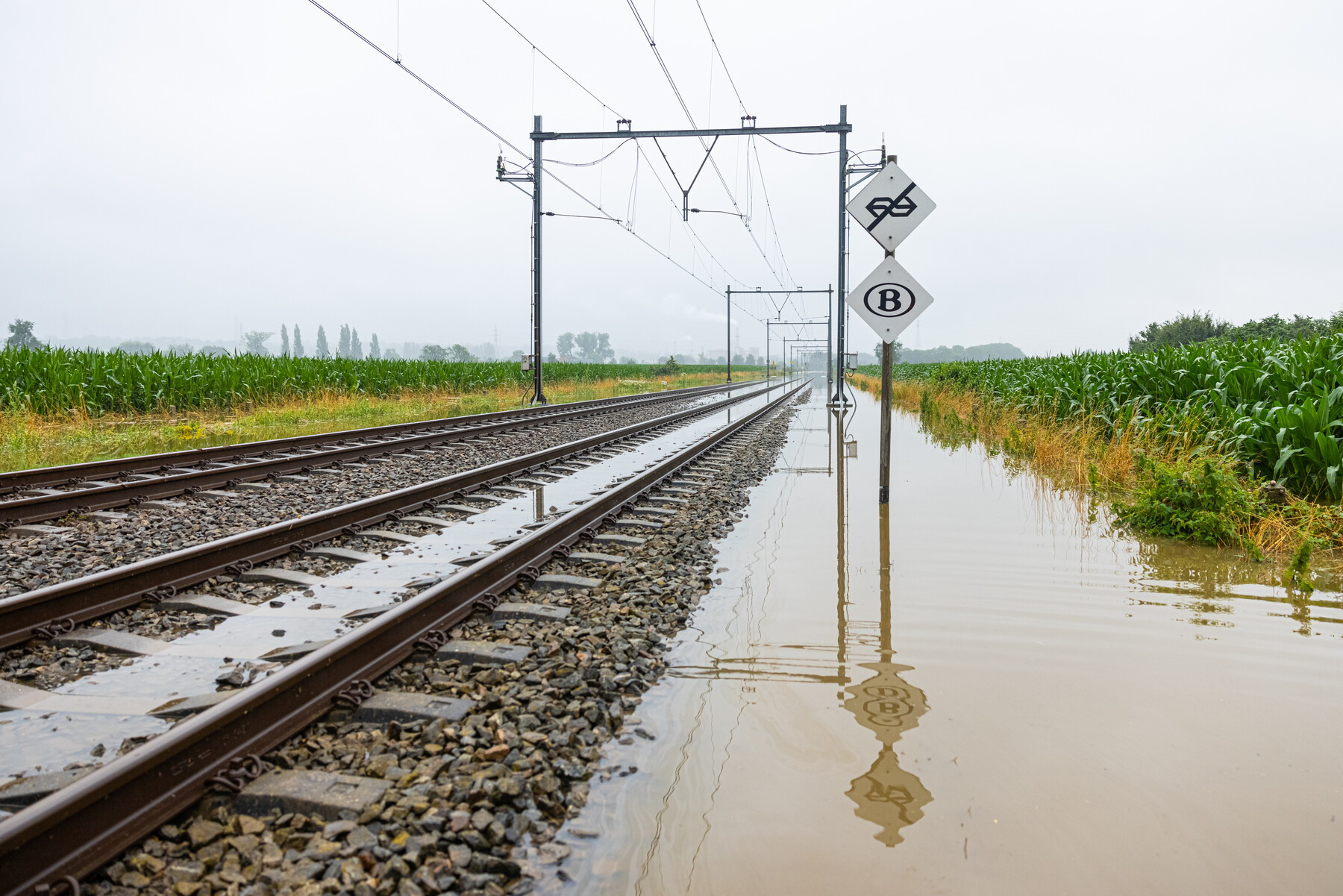 Pas nadat het water is weggetrokken, kan de schade worden opgenomen