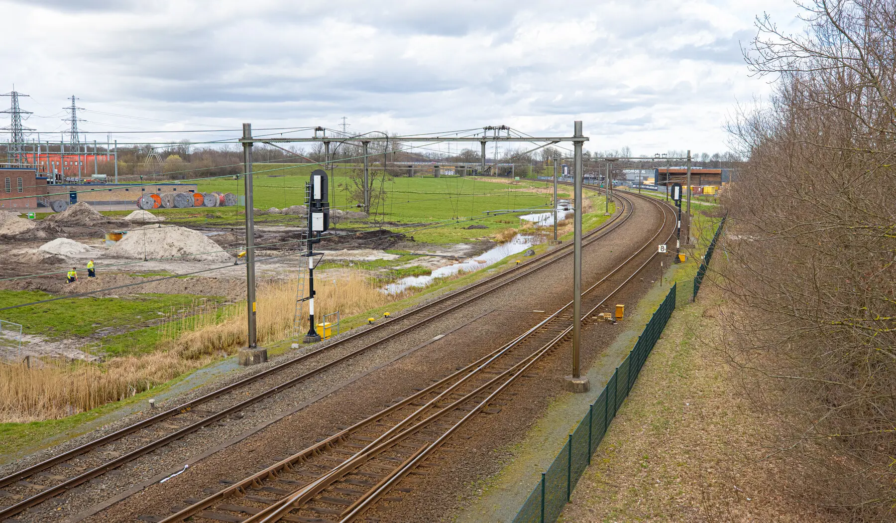 Spoorboog bij Hoogeveen