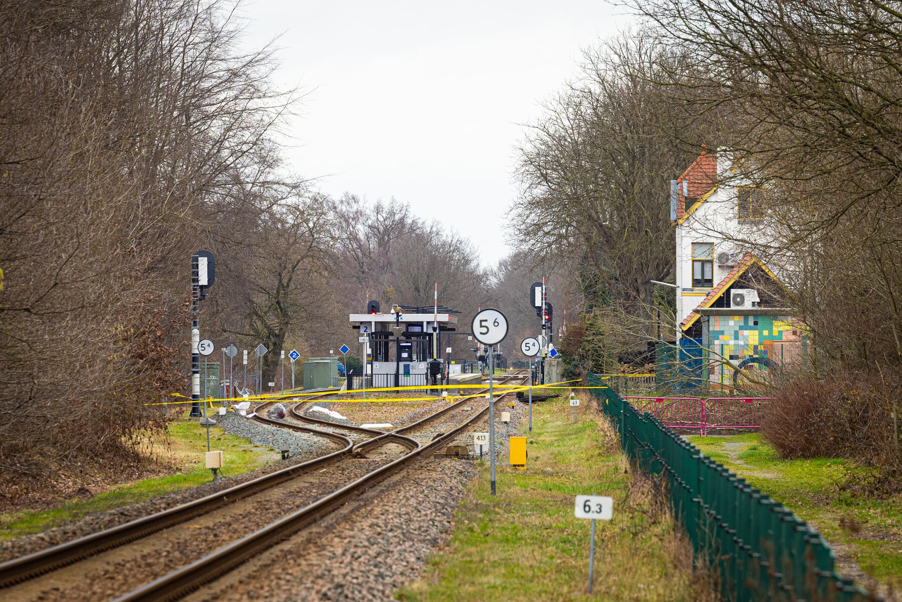 Het hele spoor eruit