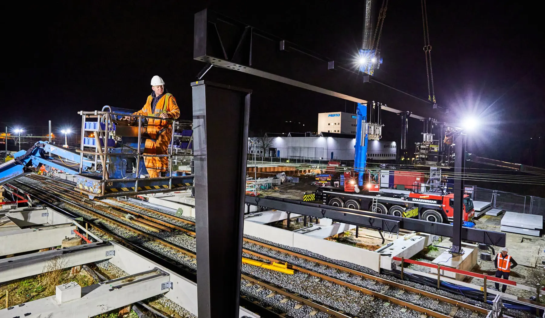 Kapspant plaatsen op Delft Campus