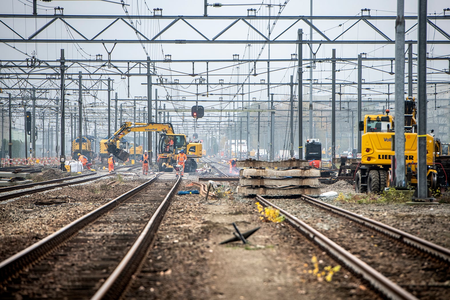 Spoorwerk Rotterdam IJsselmonde loopt uit