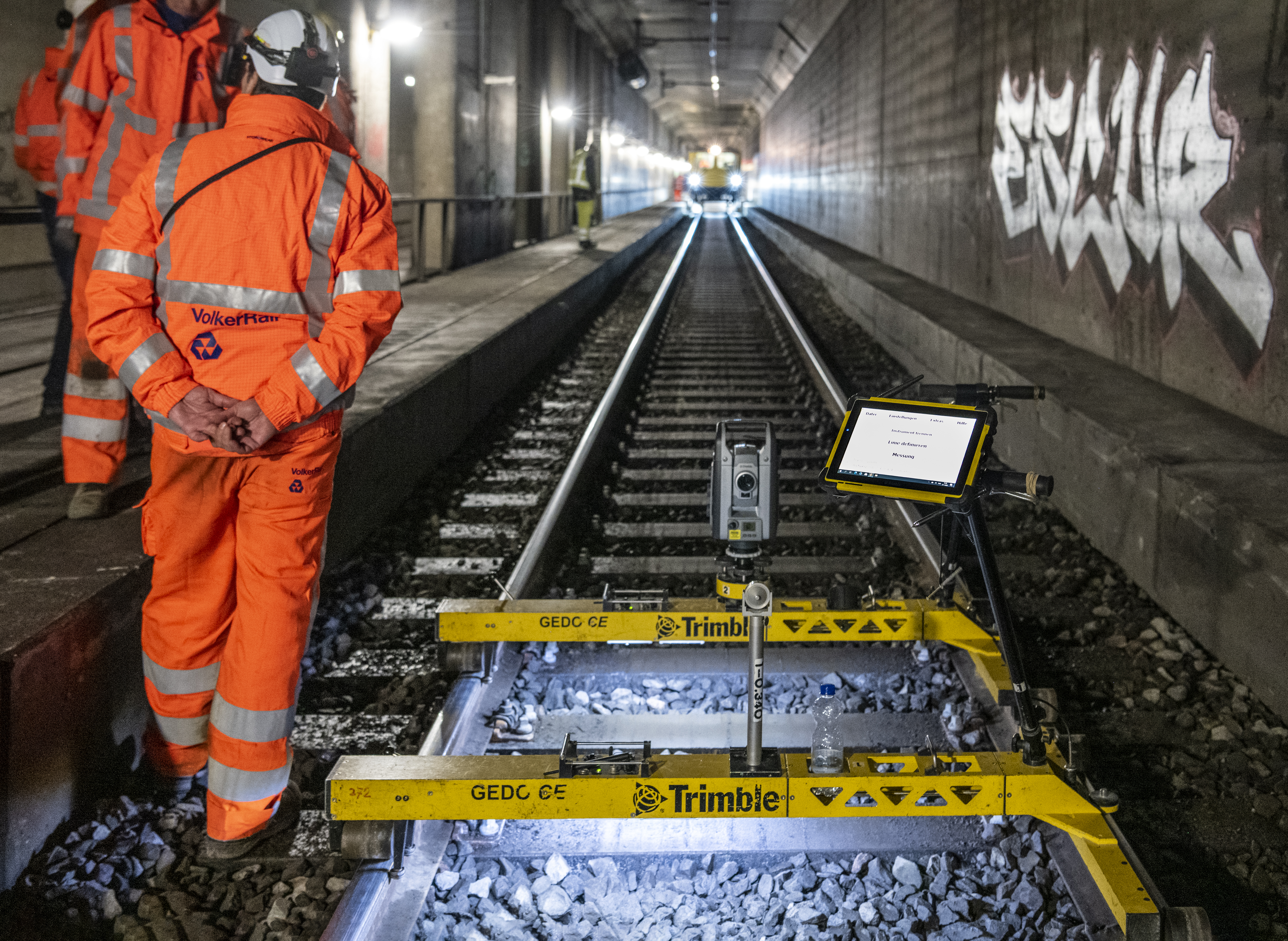 Het afgelopen jaar hebben we hier veel dwarsliggers en spoorstaven vervangen