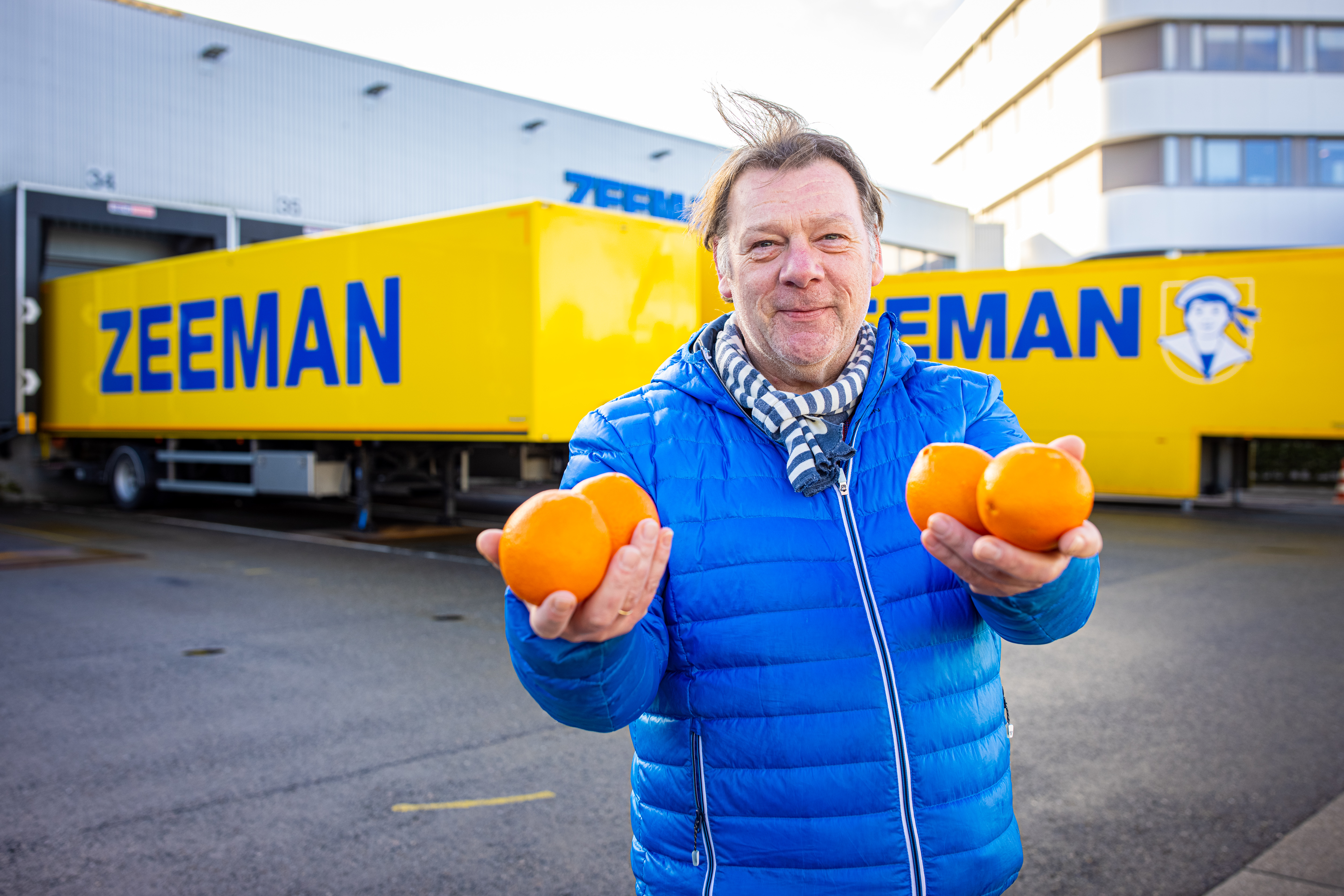 Herjon Conen, transportmanager bij Zeeman, werd getriggerd door een koeltrein vol sinaasappels