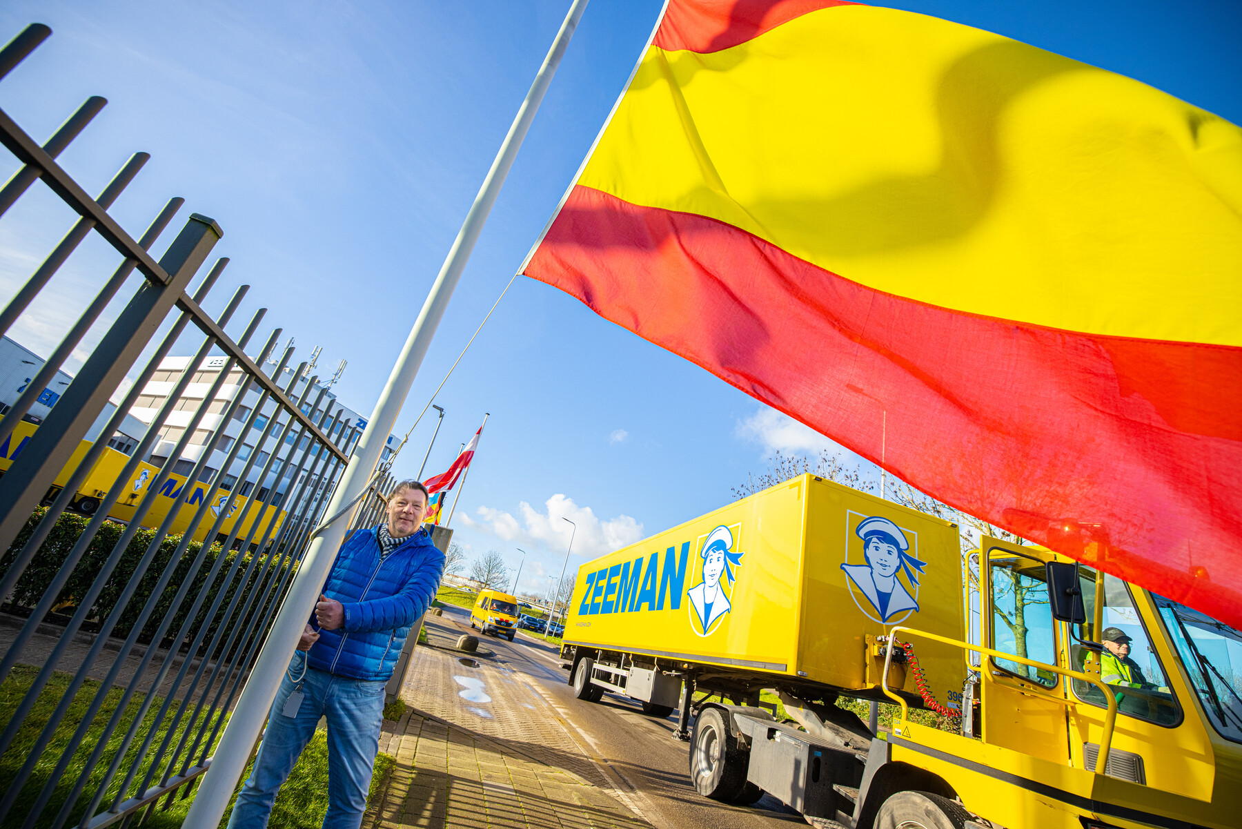 Uit duurzaam oogpunt worden Zeemanwinkels in Spanje per trein bevoorraad
