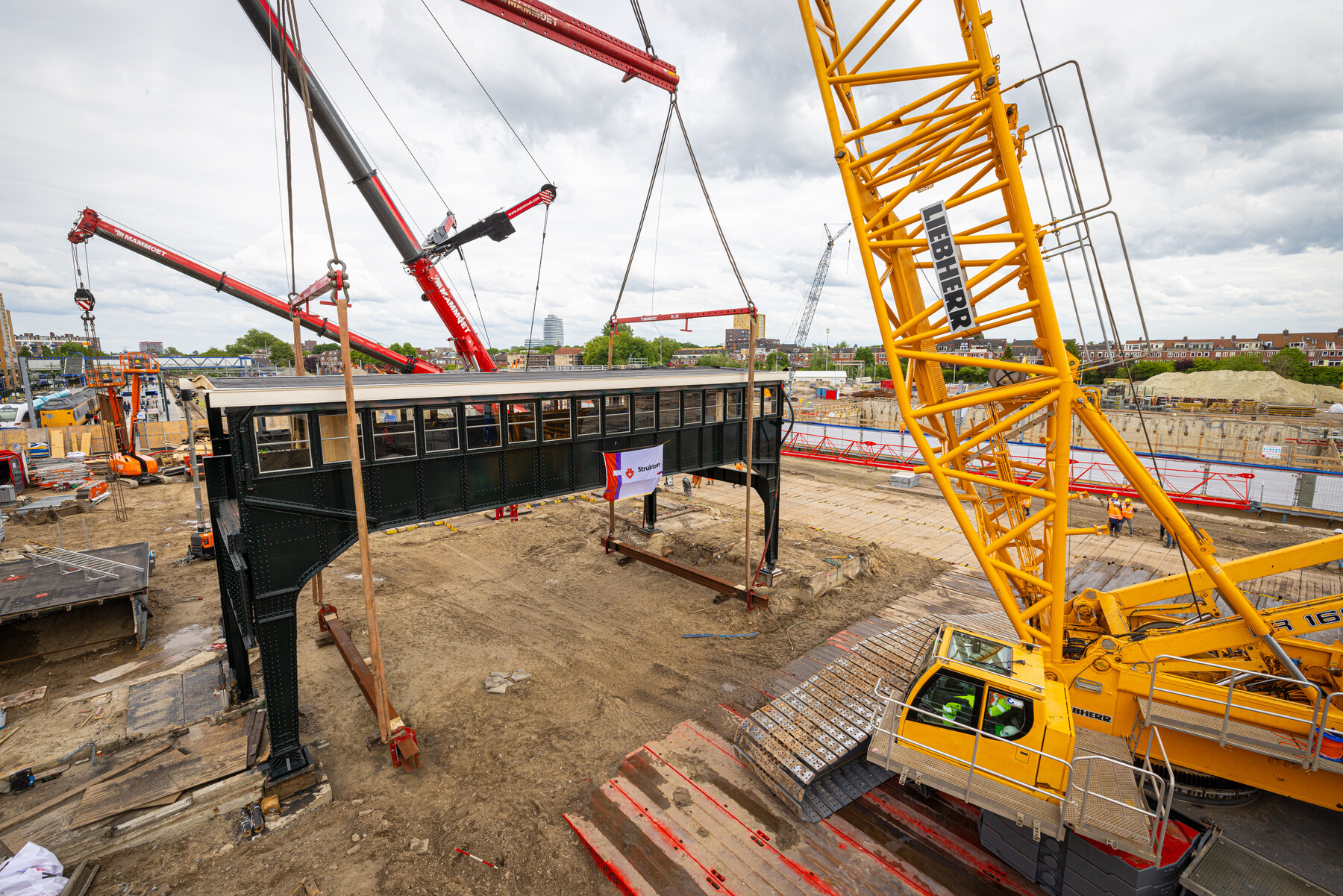 De passerelle klaar voor de reis