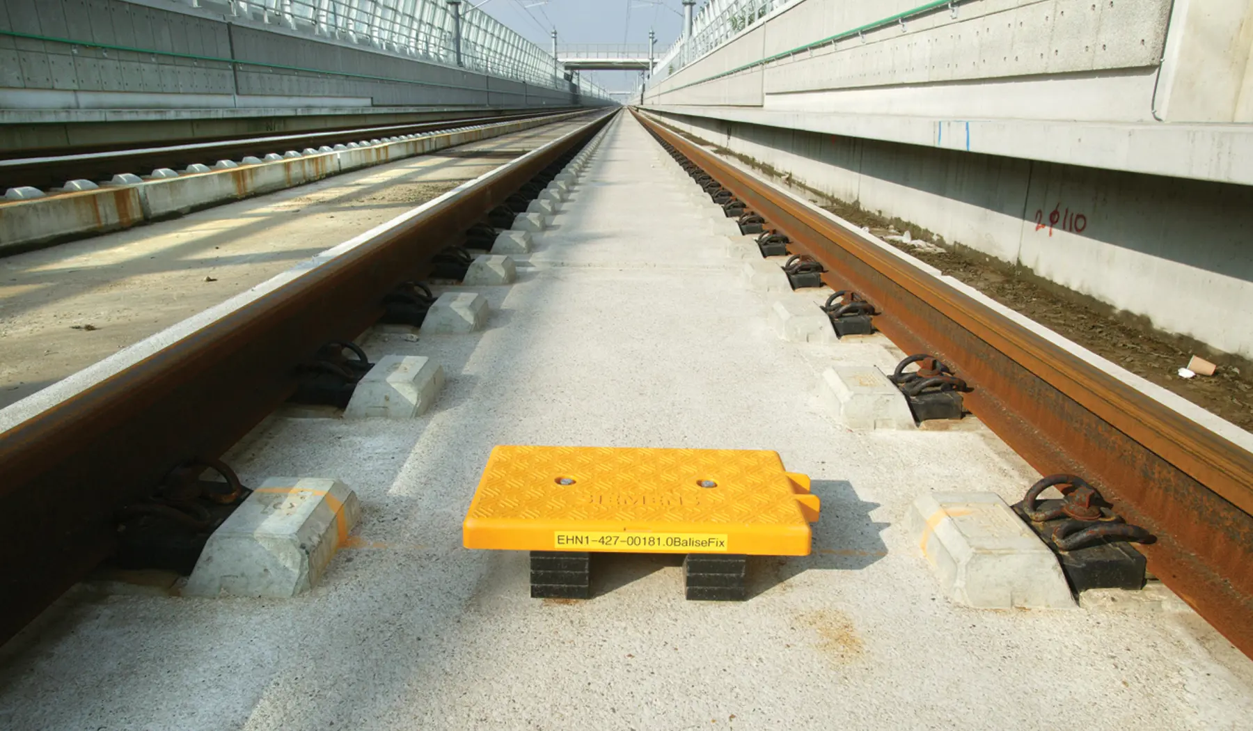 ERTMS balise op de HSL Zuid