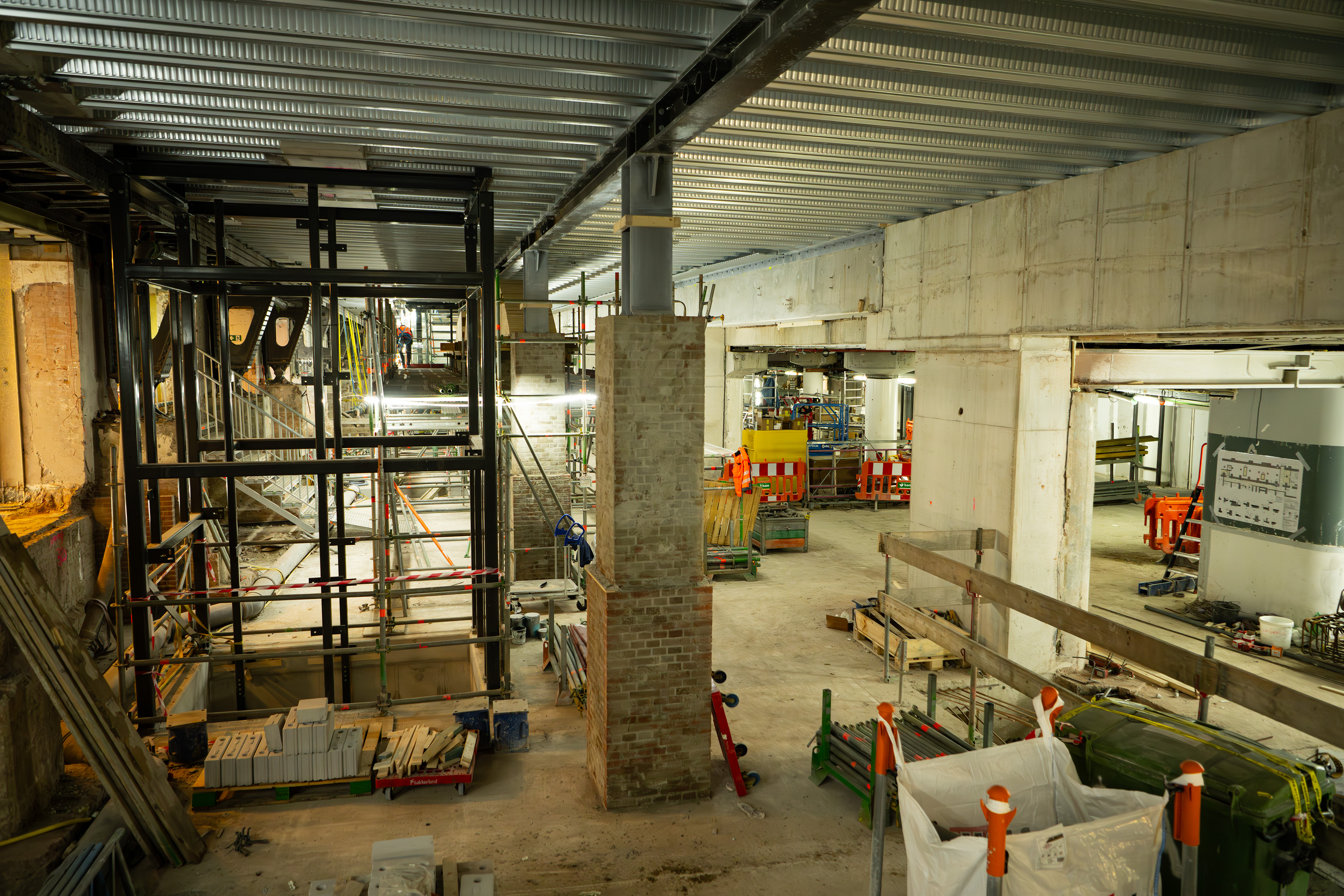 De eerste contouren van de entree worden zichtbaar