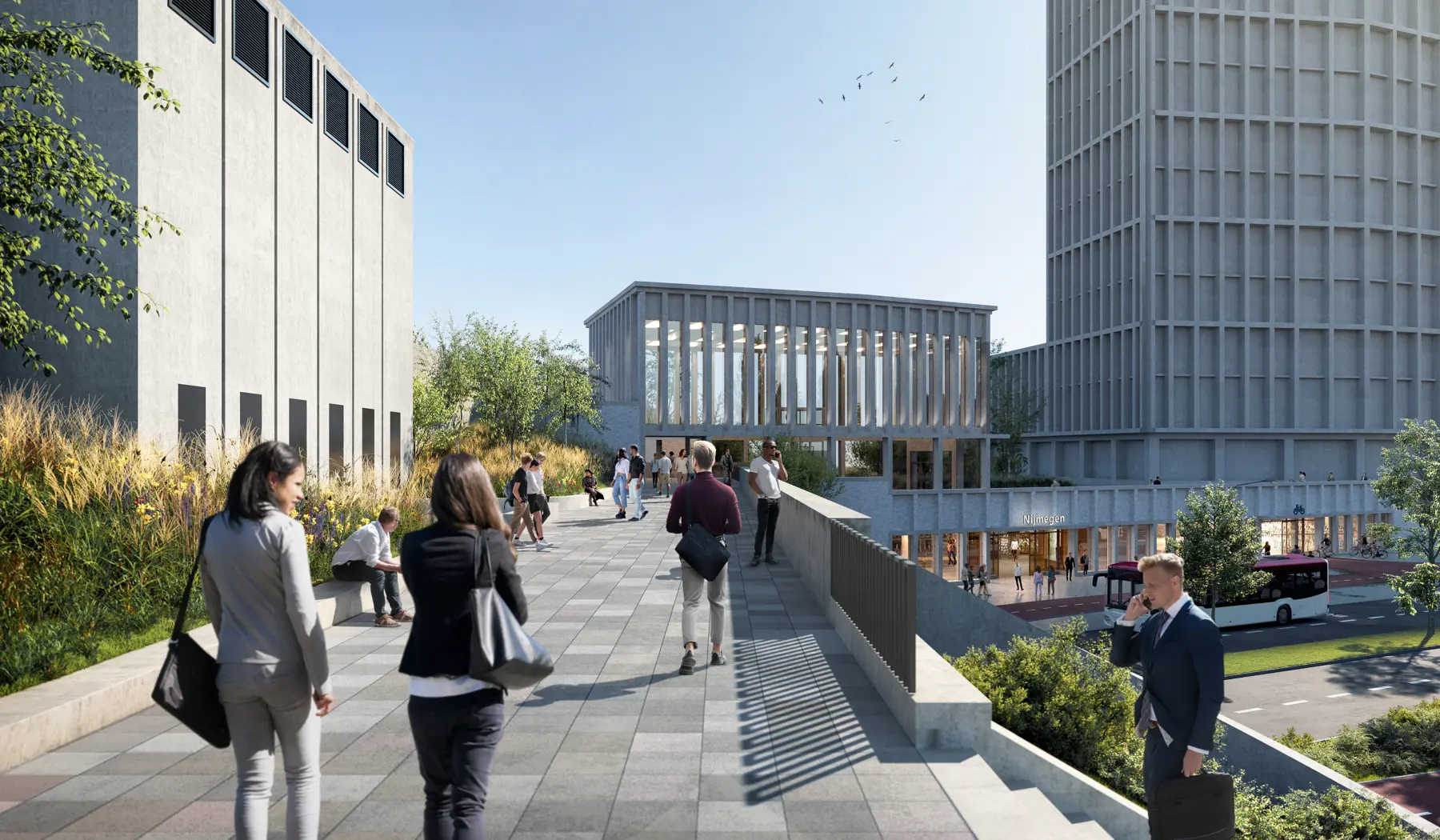 Impressie ontwerp traverse
