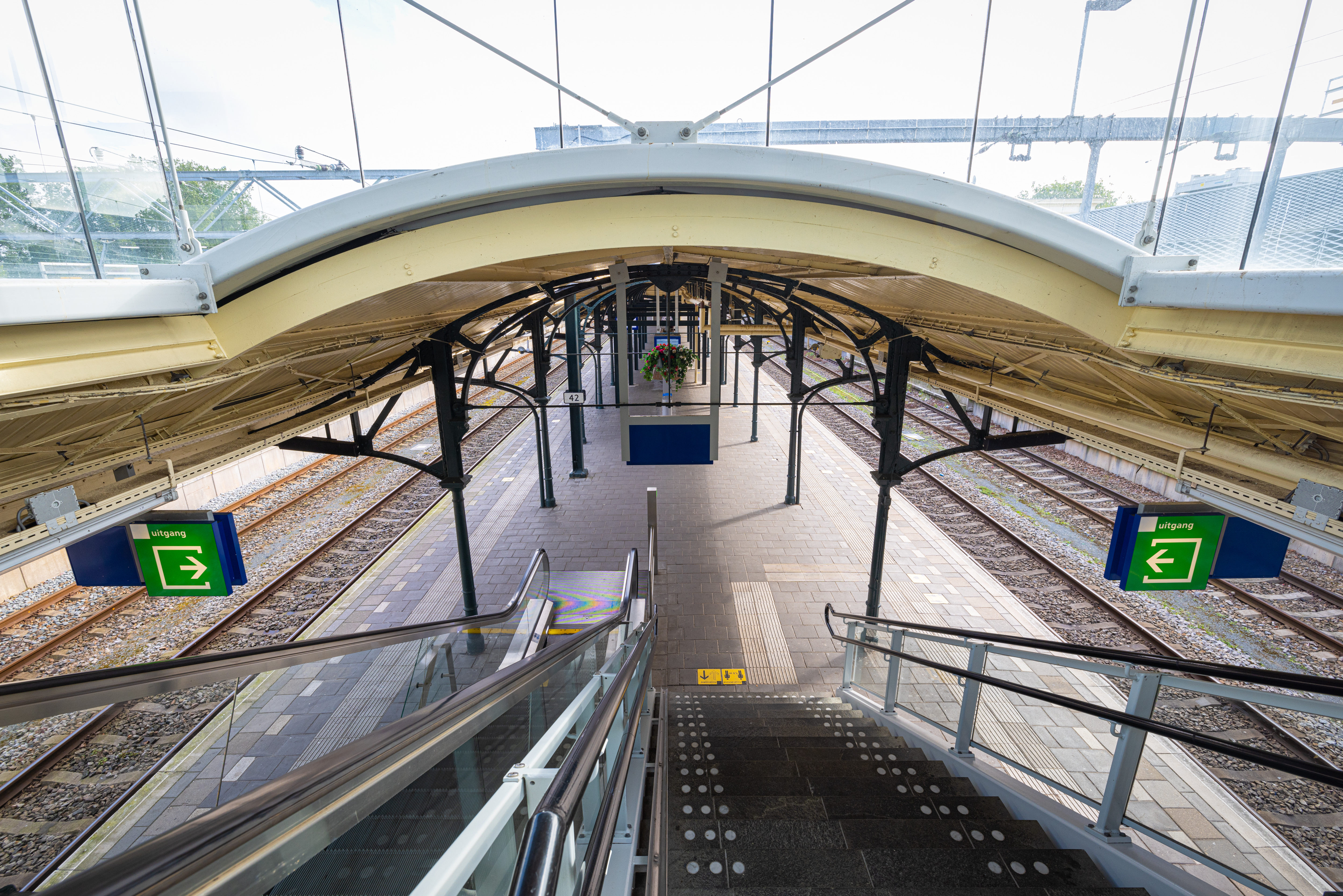 Perronkappen op station Alkmaar