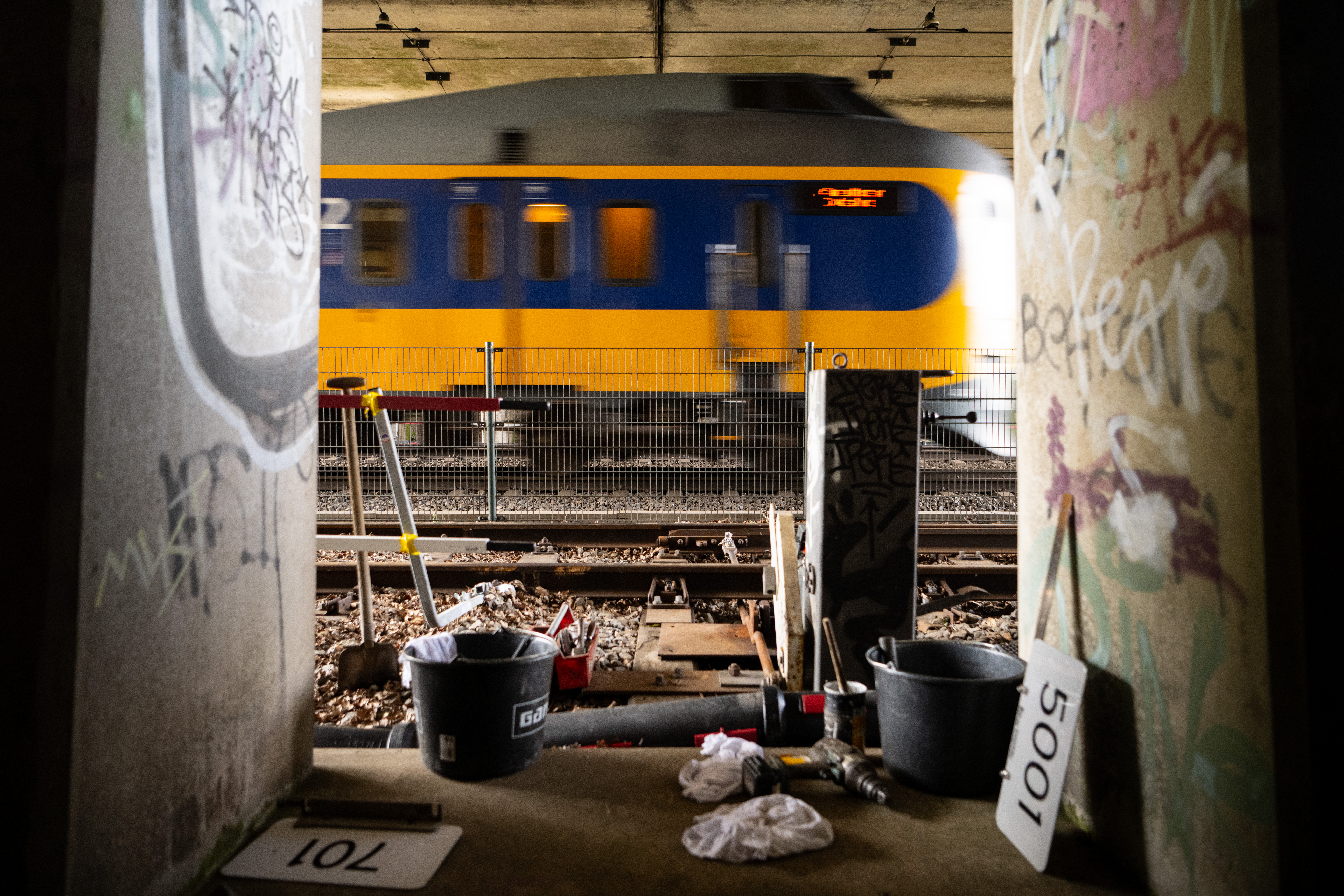 Voorbereidende werkzaamheden bij Amersfoort