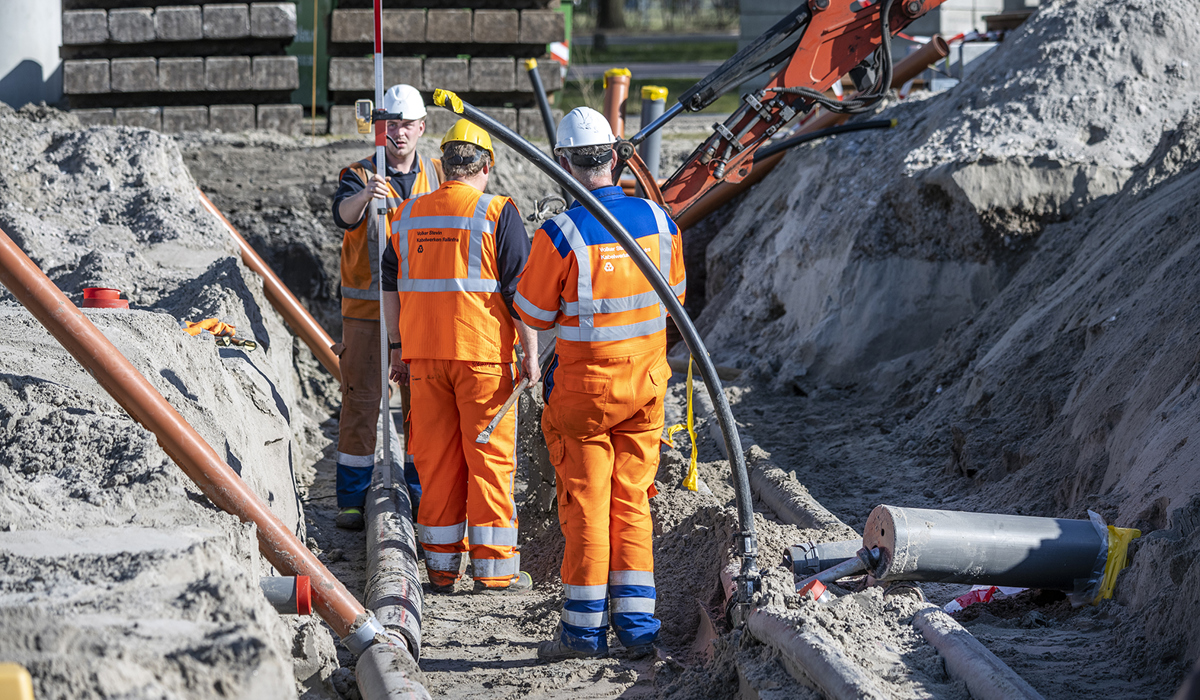 Werkzaamheden aan kabels en leidingen, maart 2022