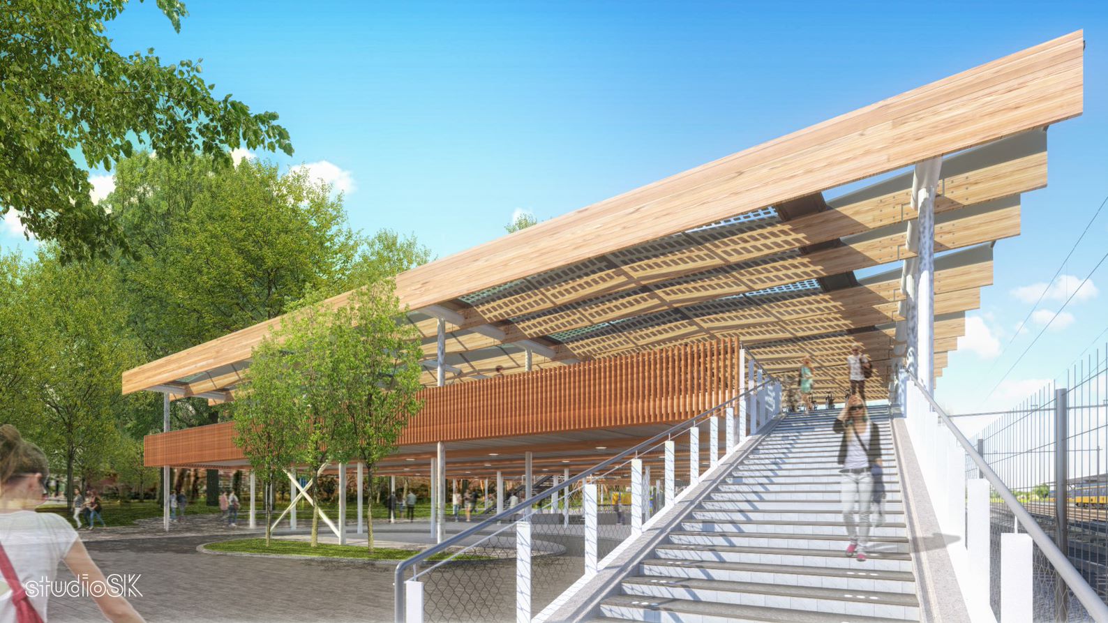 Zo komt de nieuwe stationsentree met stalling eruit te zien