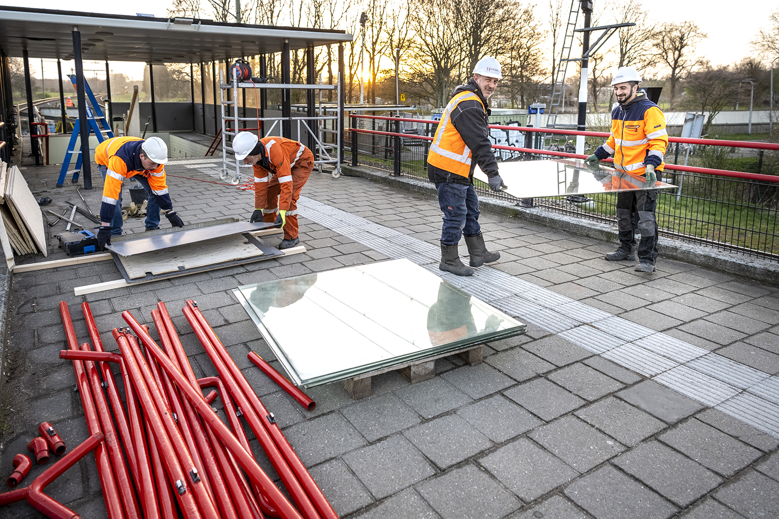 Verschillende materialen gaan we weer hergebruiken