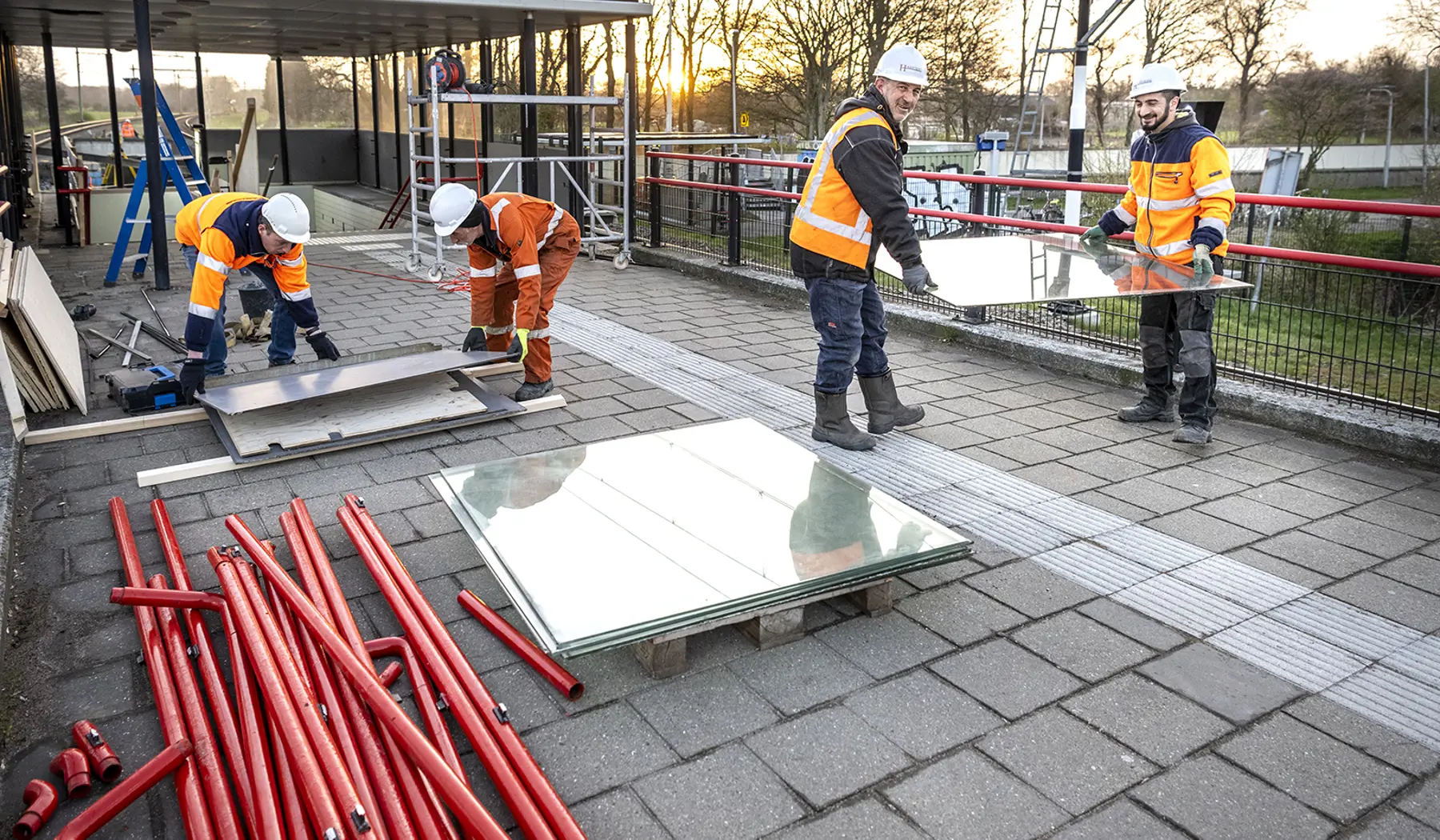 Verschillende materialen gaan we weer hergebruiken