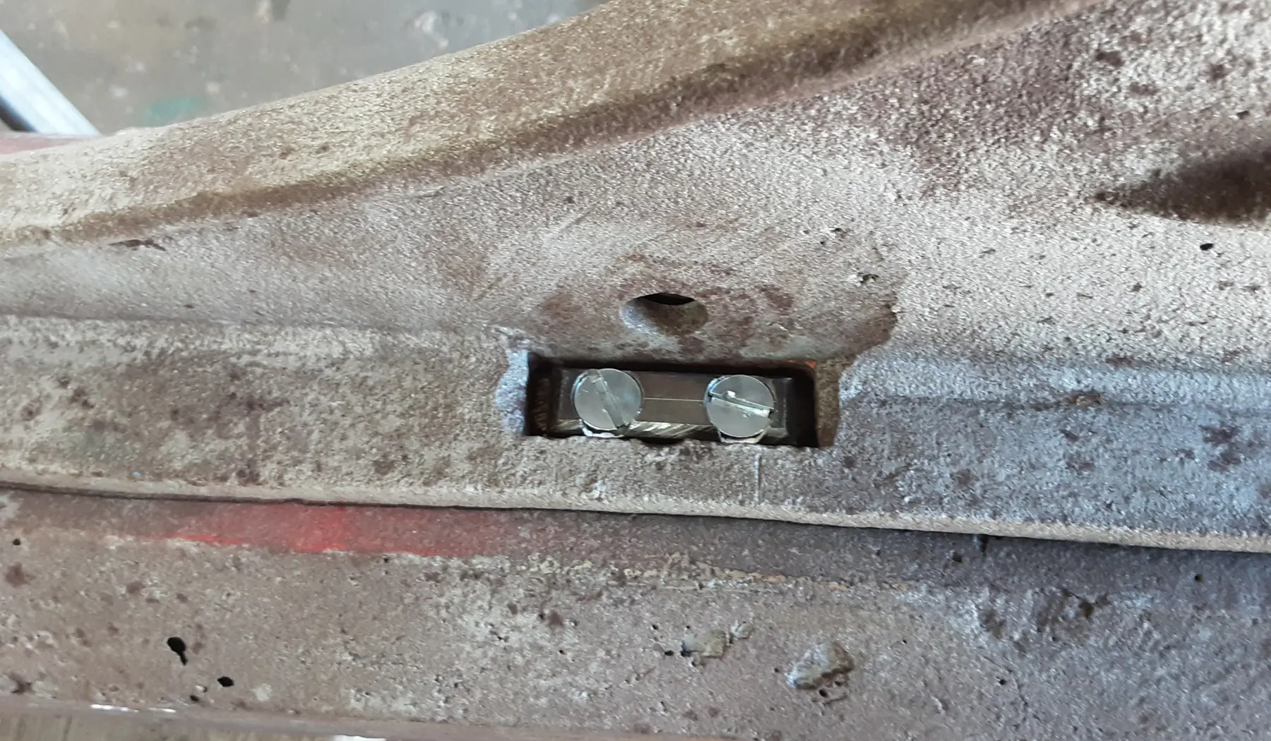 Restauratie van de originele constructie