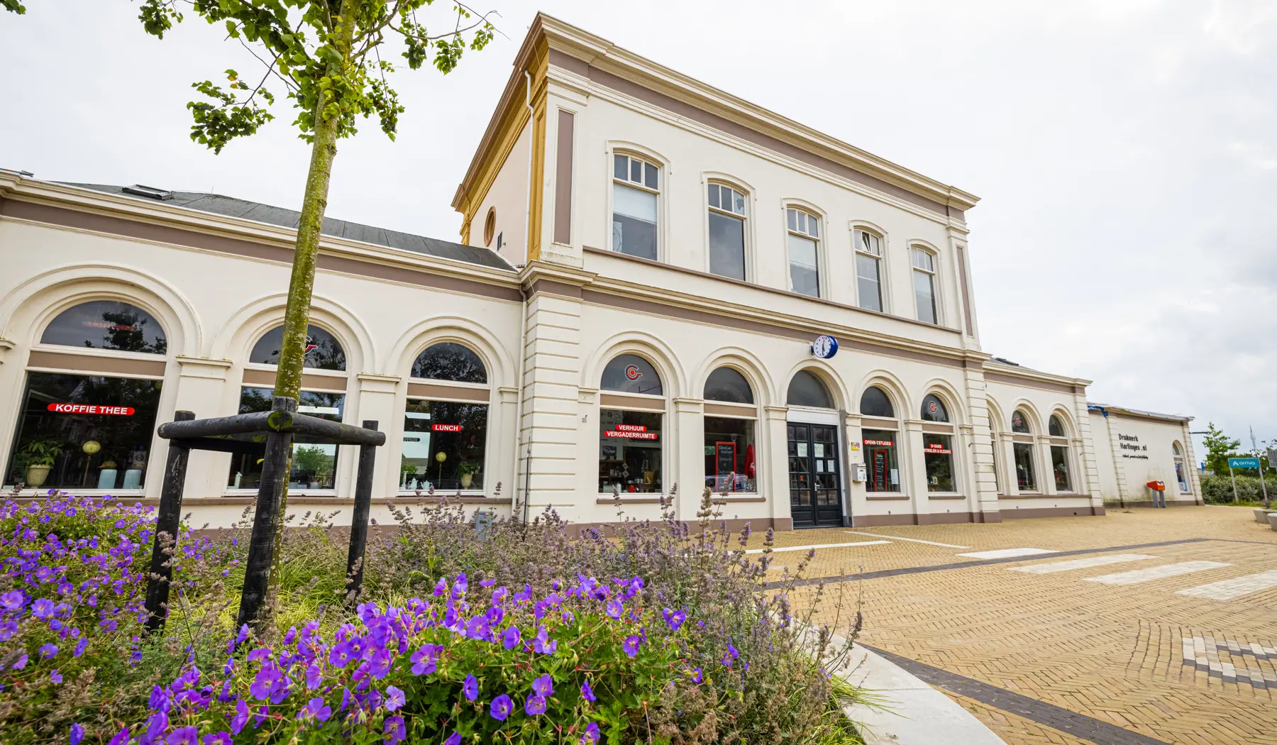 Station Harlingen tijdens de renovatie