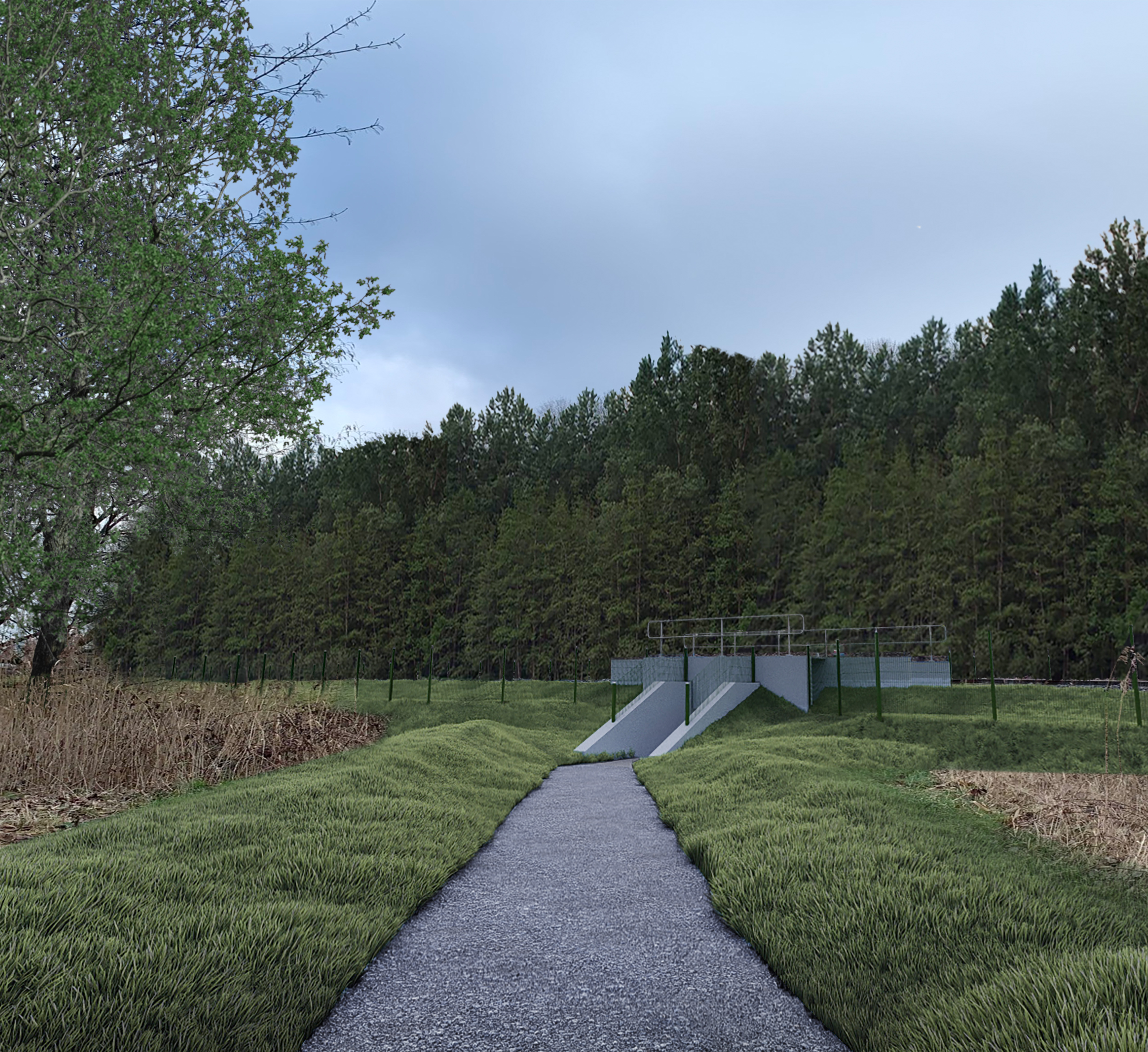 Impressie van de tunnel aan de Herikervlierweg/Stokkumervlierweg in Markelo