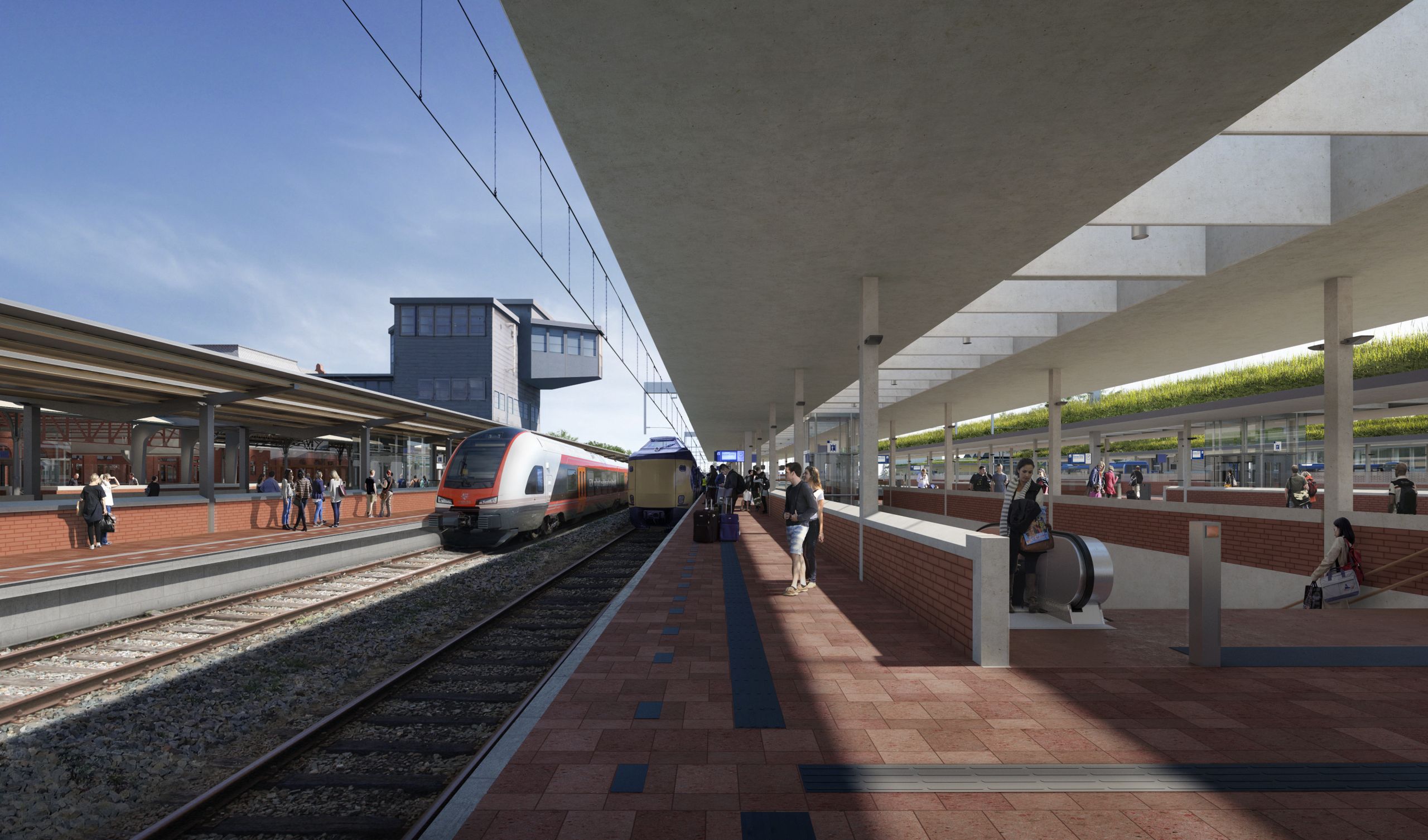 Impressies van Groningen Spoorzone