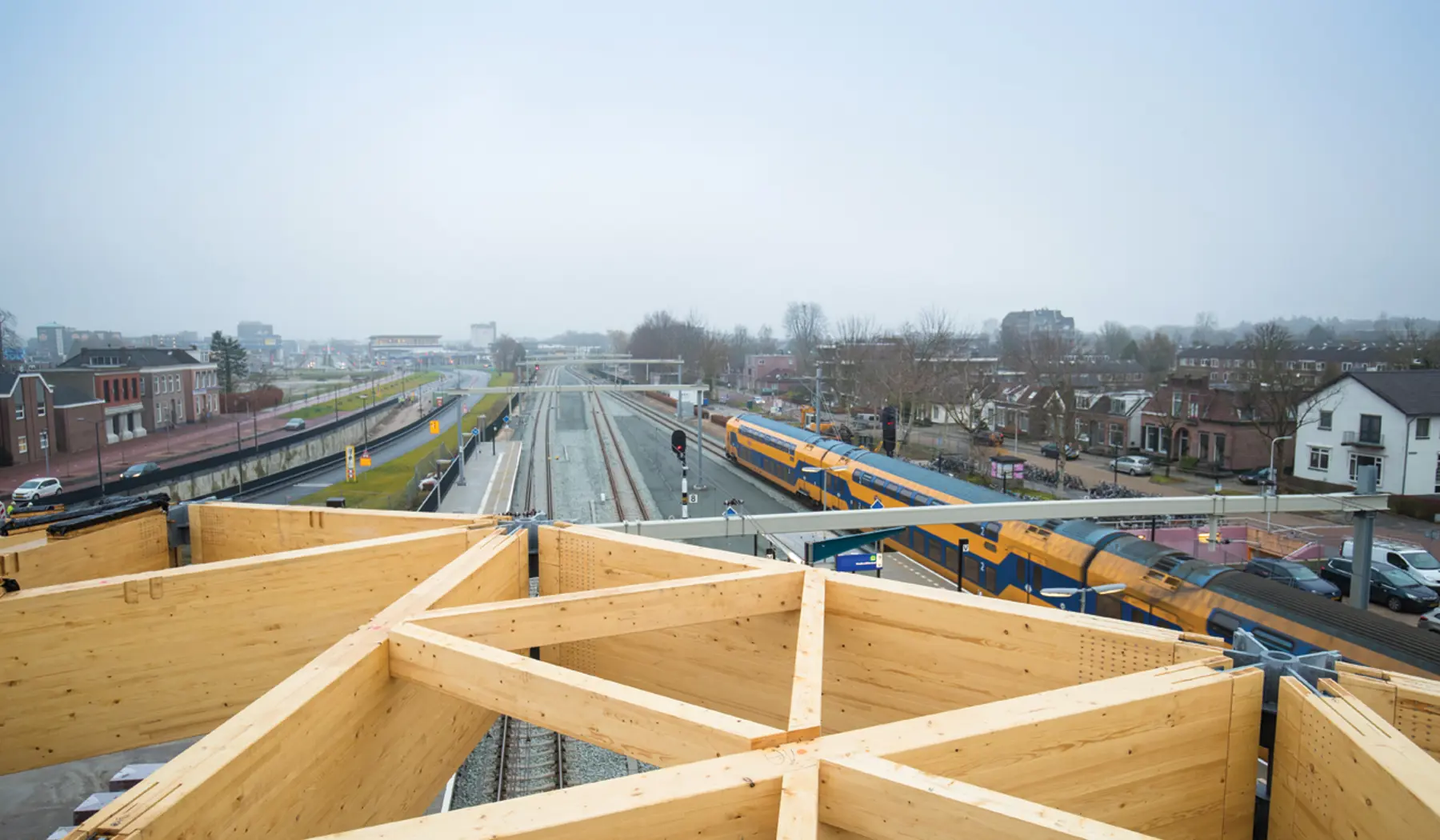 Bouw station Assen