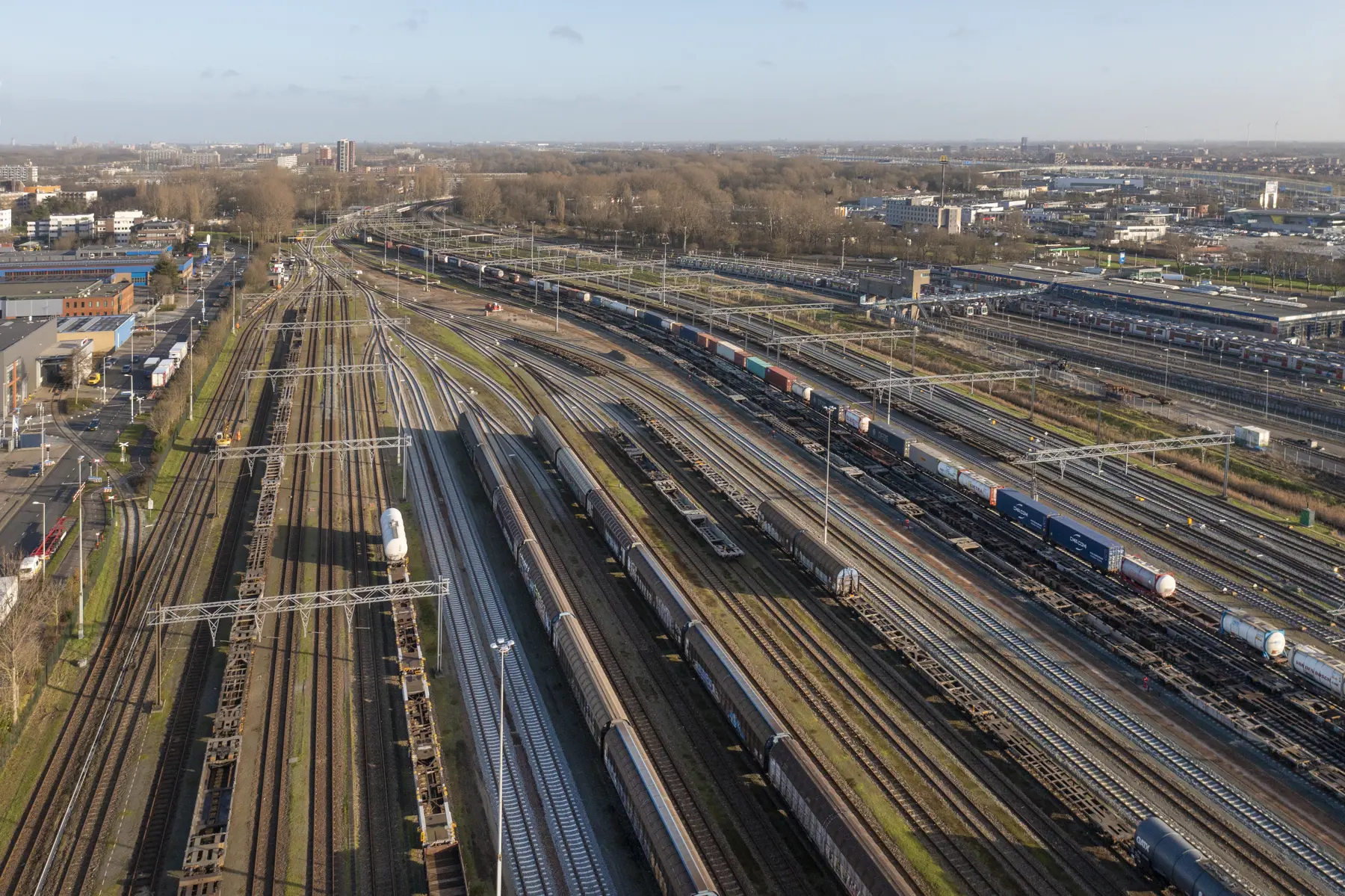 Emplacement Waalhaven Zuid vanuit de lucht