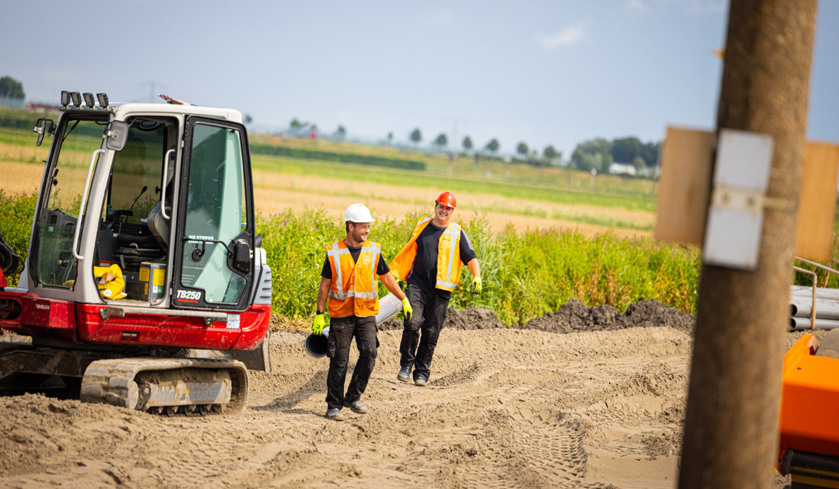 Werk in uitvoering in Zevenbergen – 27 juli 2021