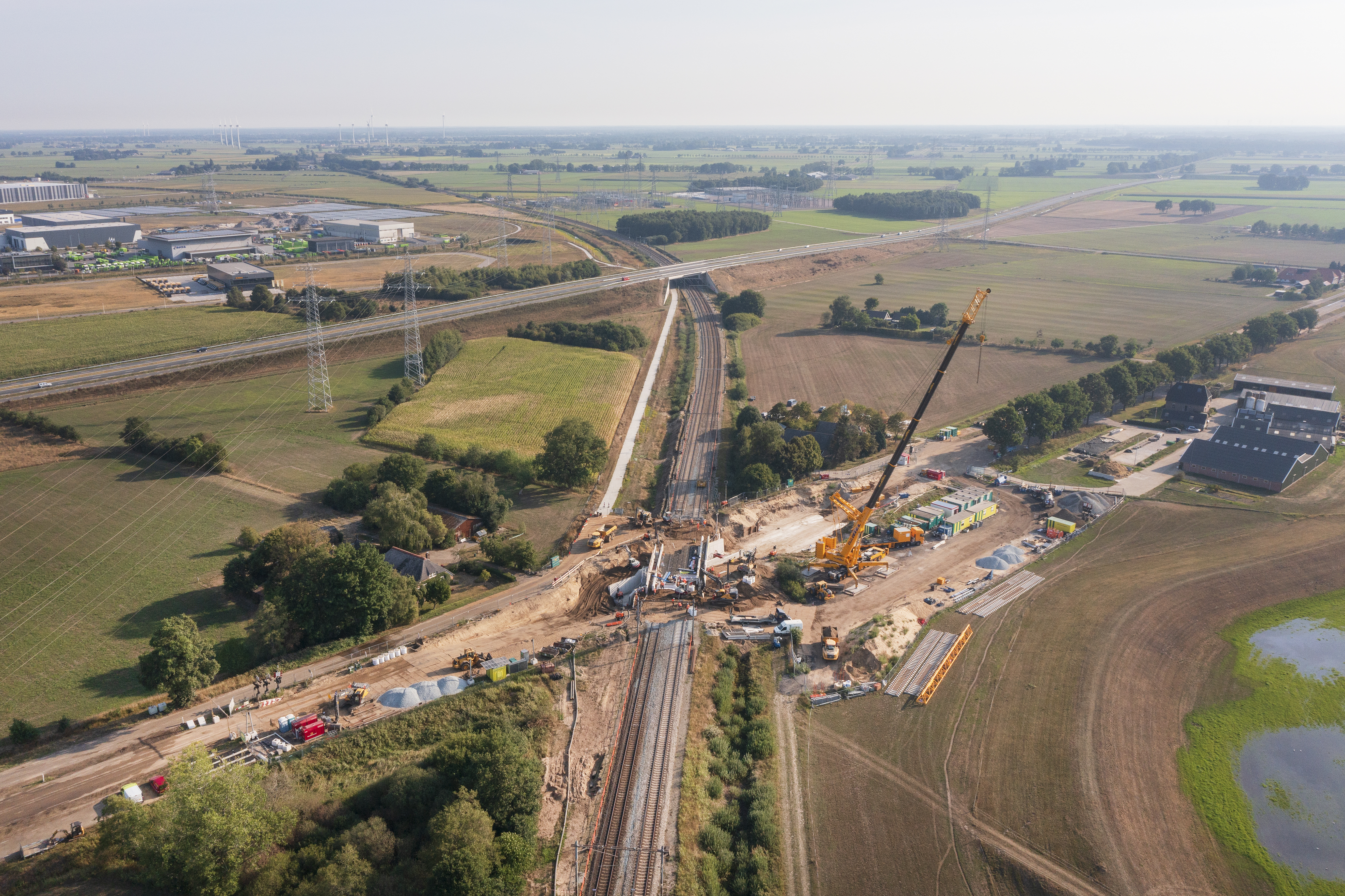 Dronebeelden inschuiven fietstunnel