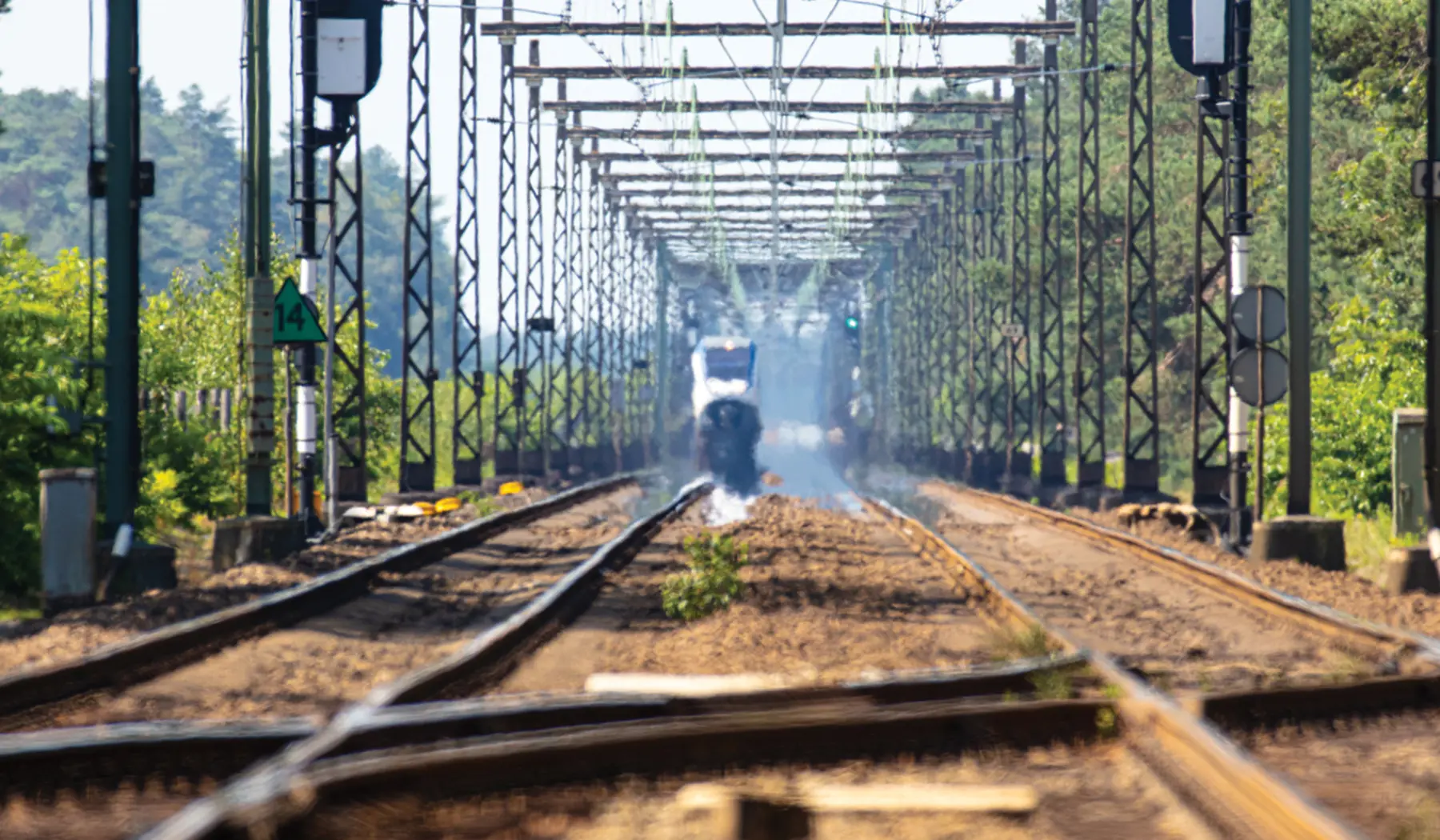 Hitte op het spoor