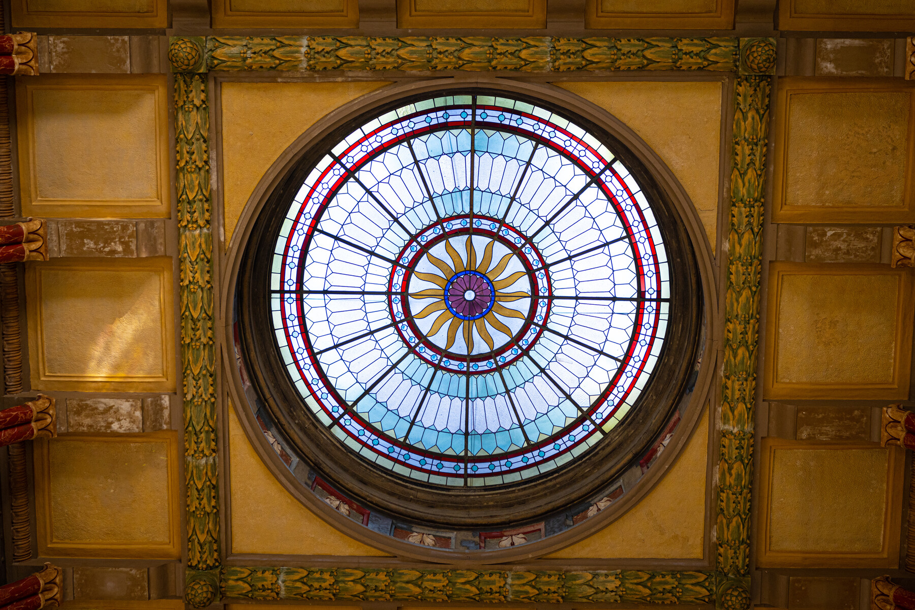 Plafond van station Groningen