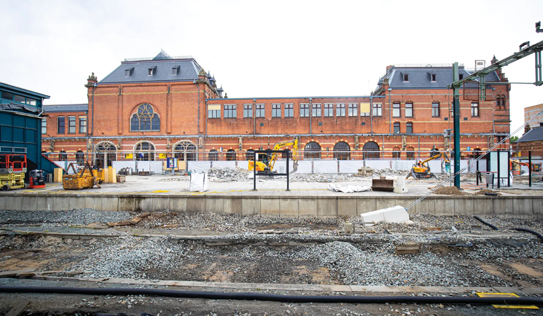 Werkzaamheden bij station Groningen