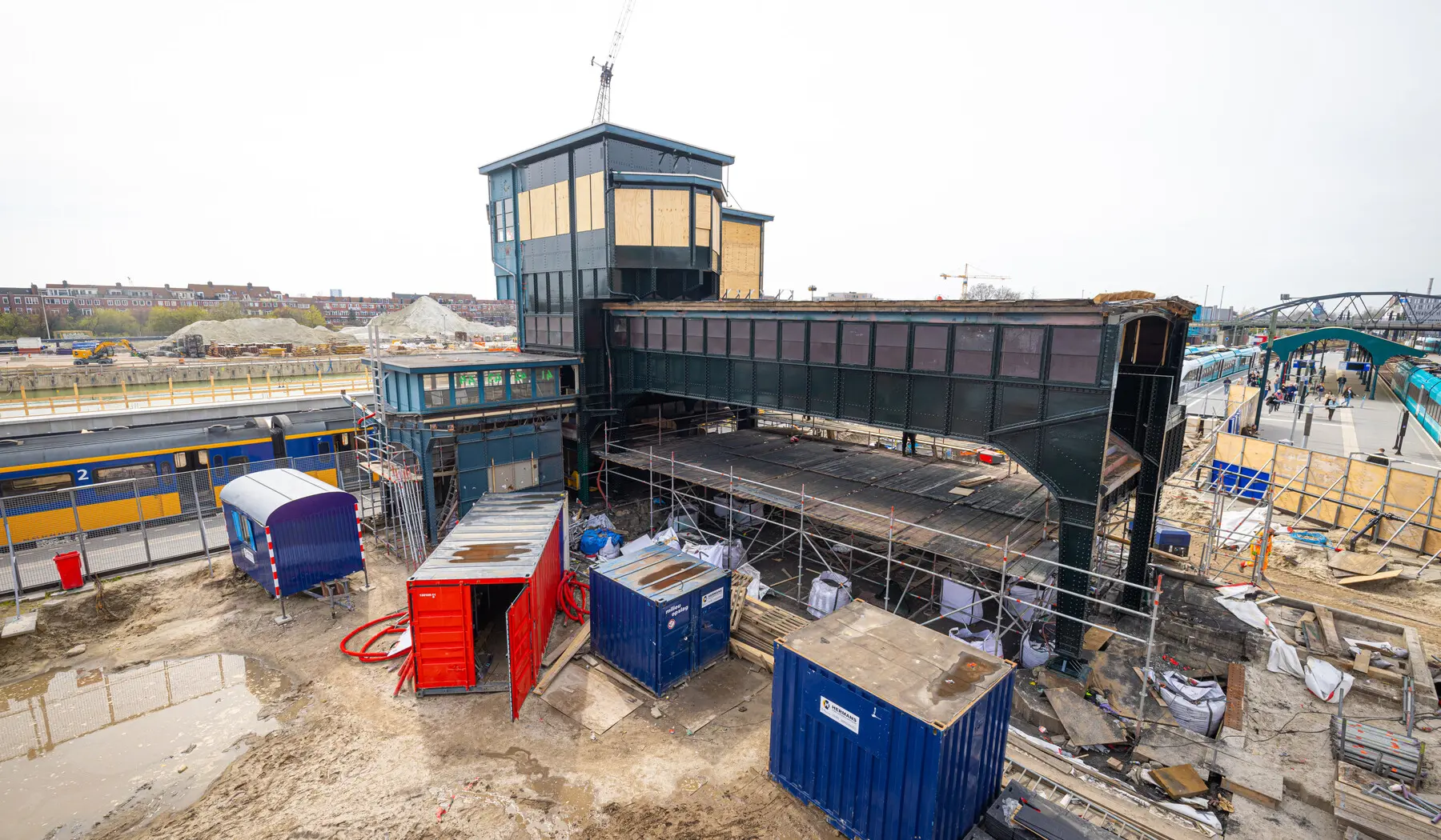 Het weer uitgepakte seinhuis