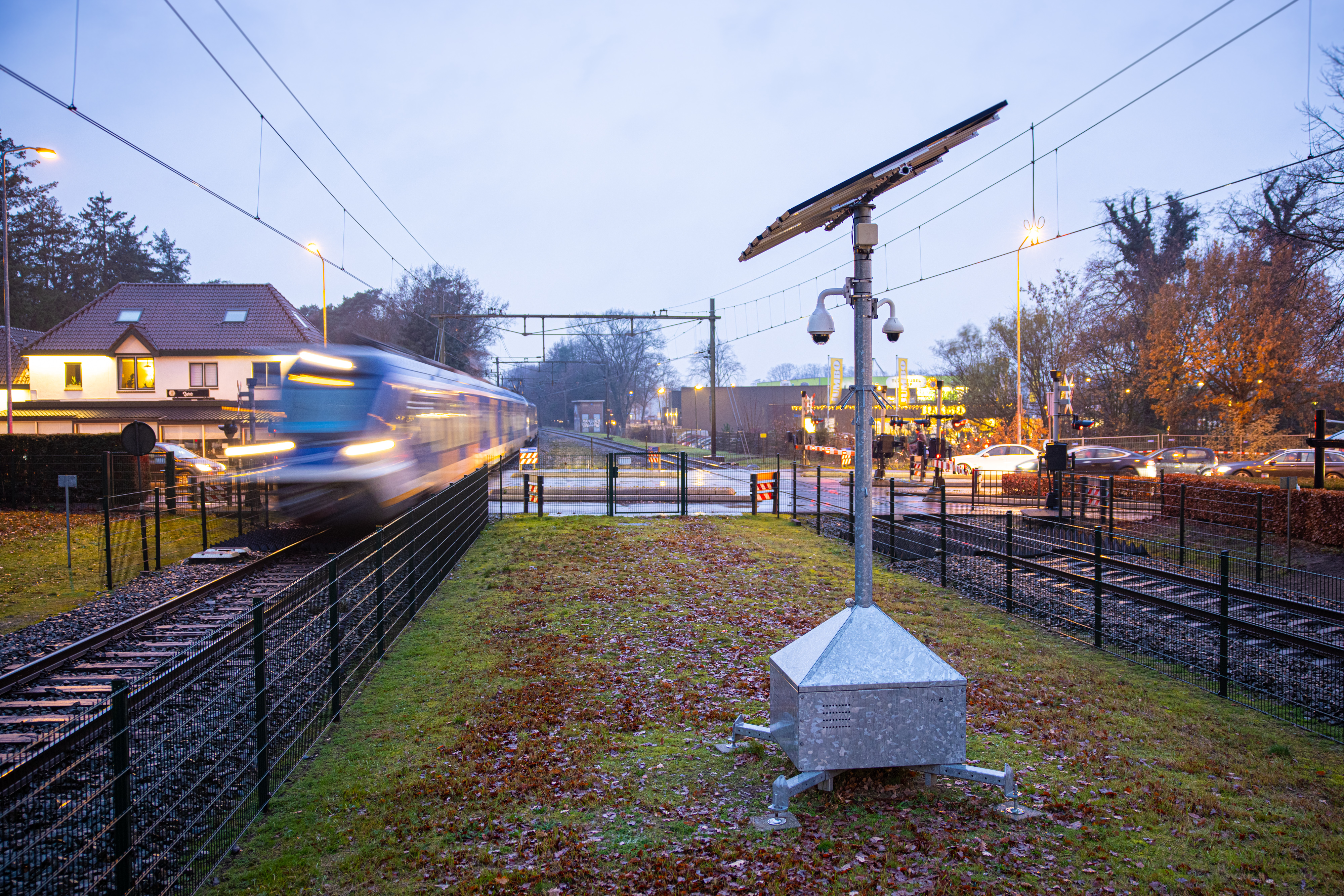 Cameratoezicht langs het spoor