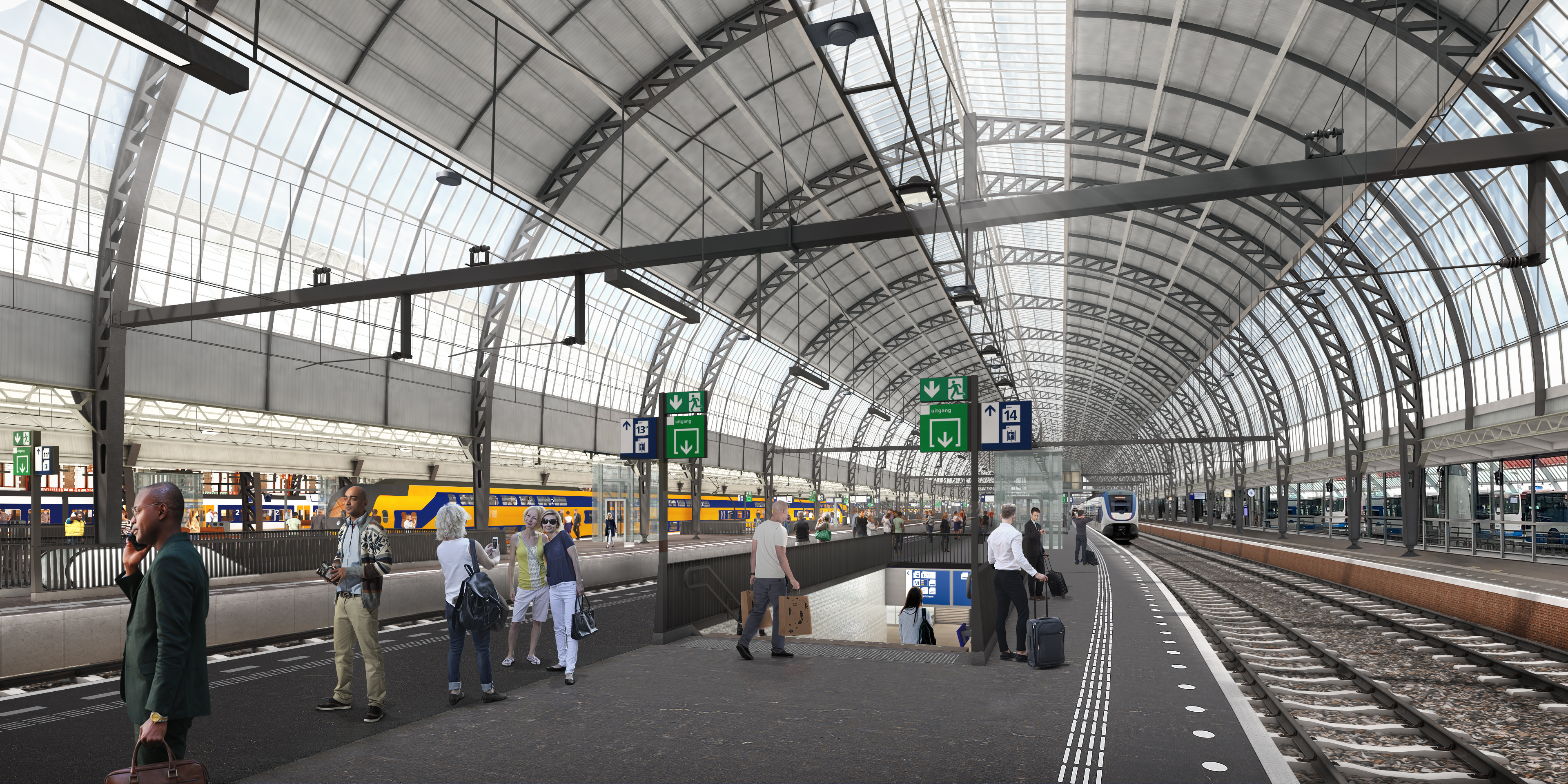 Werk Amsterdam Centraal: zaterdag 3 oktober geen treinen