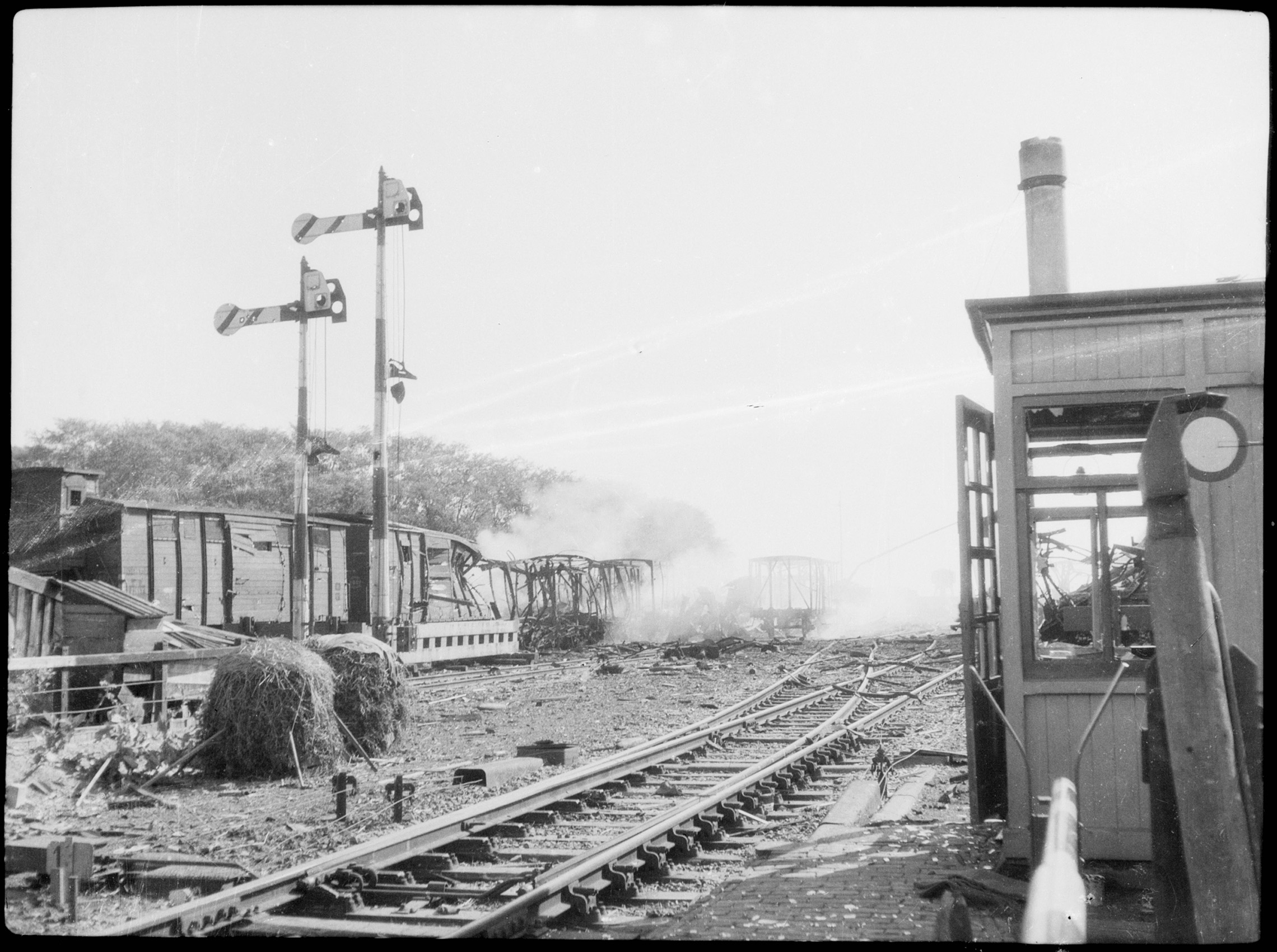 Een ravage op station Schagen