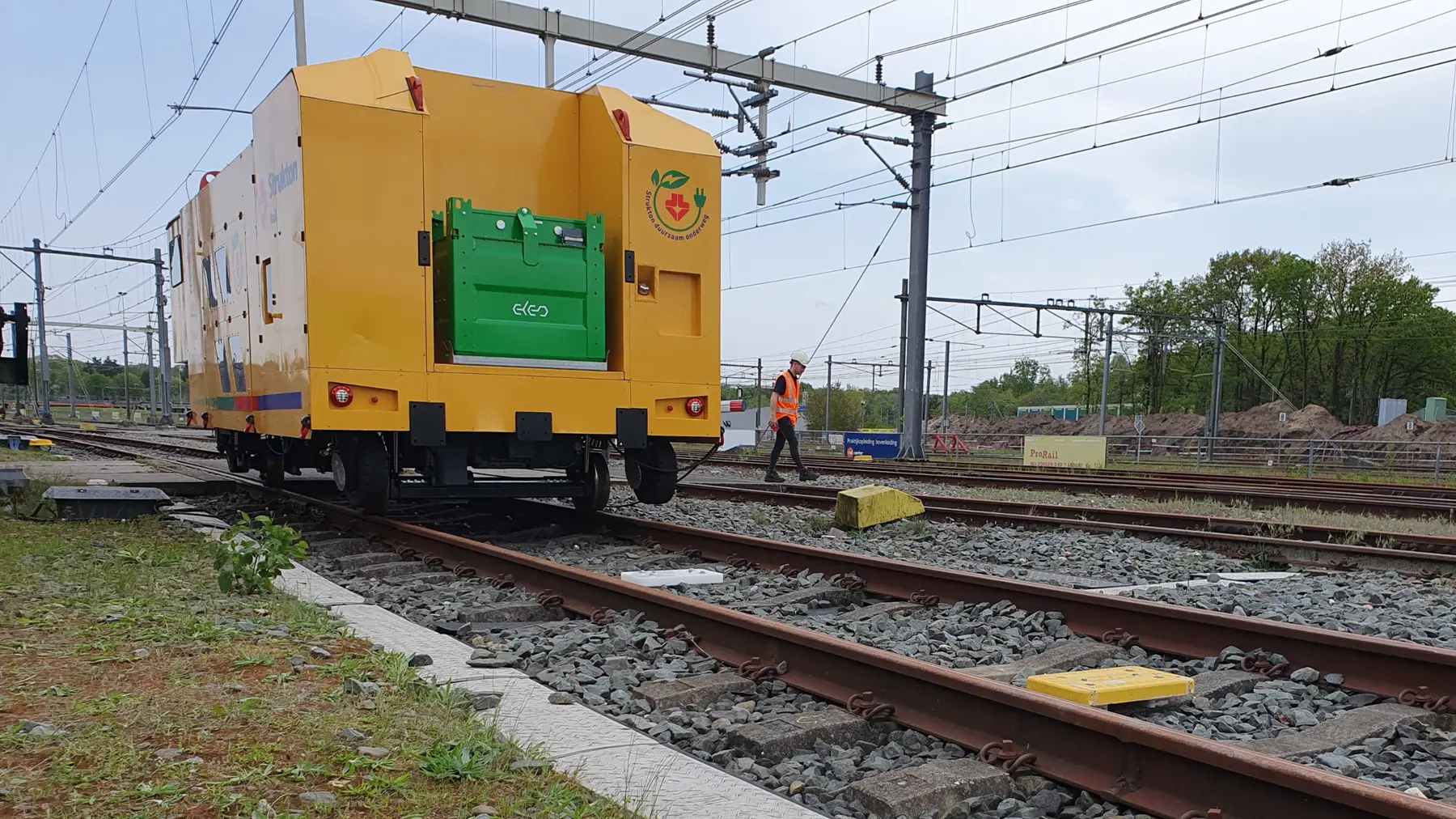 De trackbot in actie