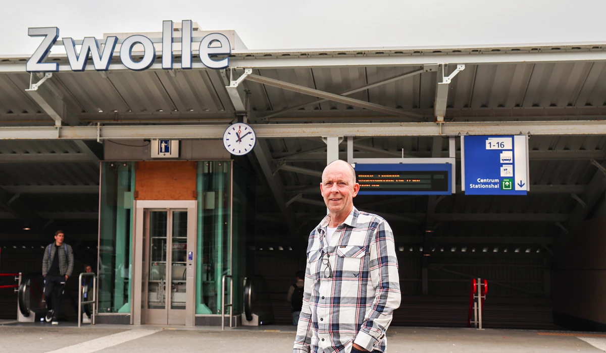 Eelco Krakau, Contractmanager Stationsbeheer bij ProRail op station Zwolle