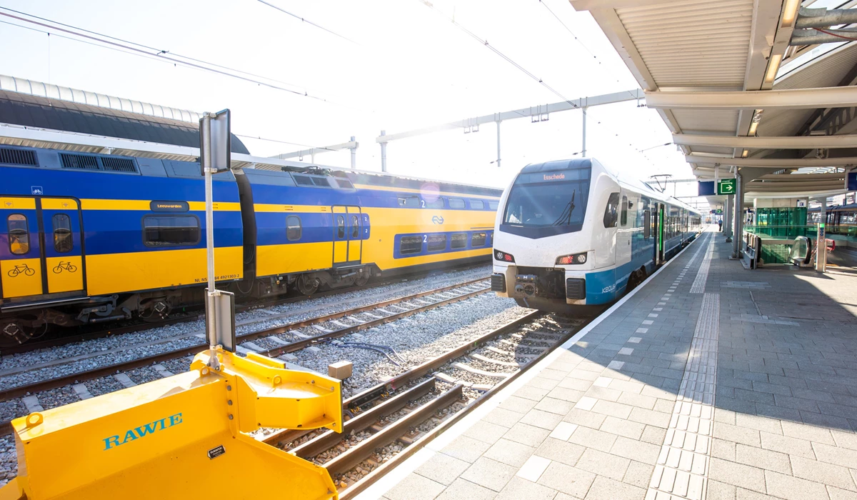 Treinen op station Zwolle