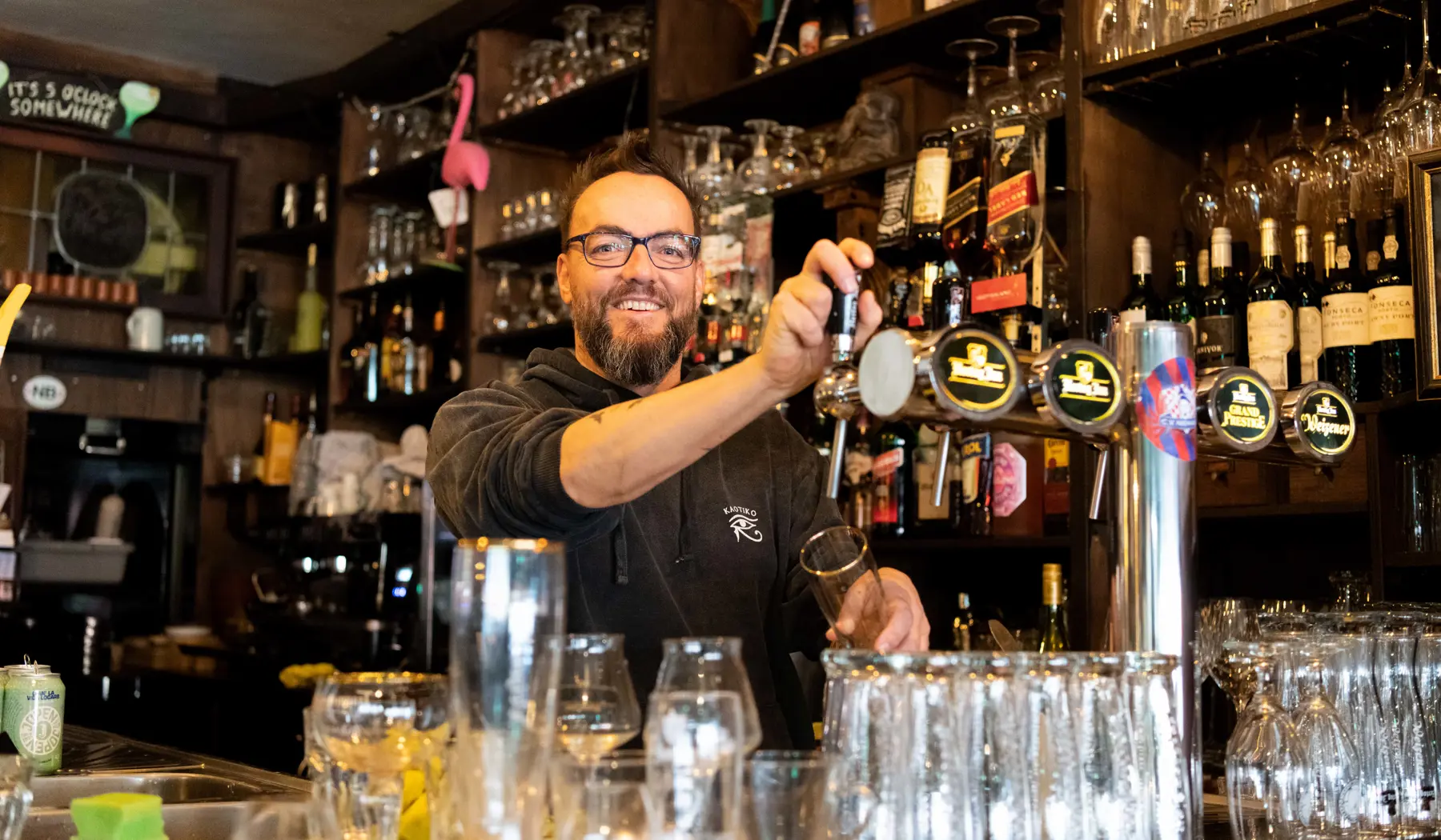 Met pijn in het hart nam Gerrie afscheid van zijn buurtcafé