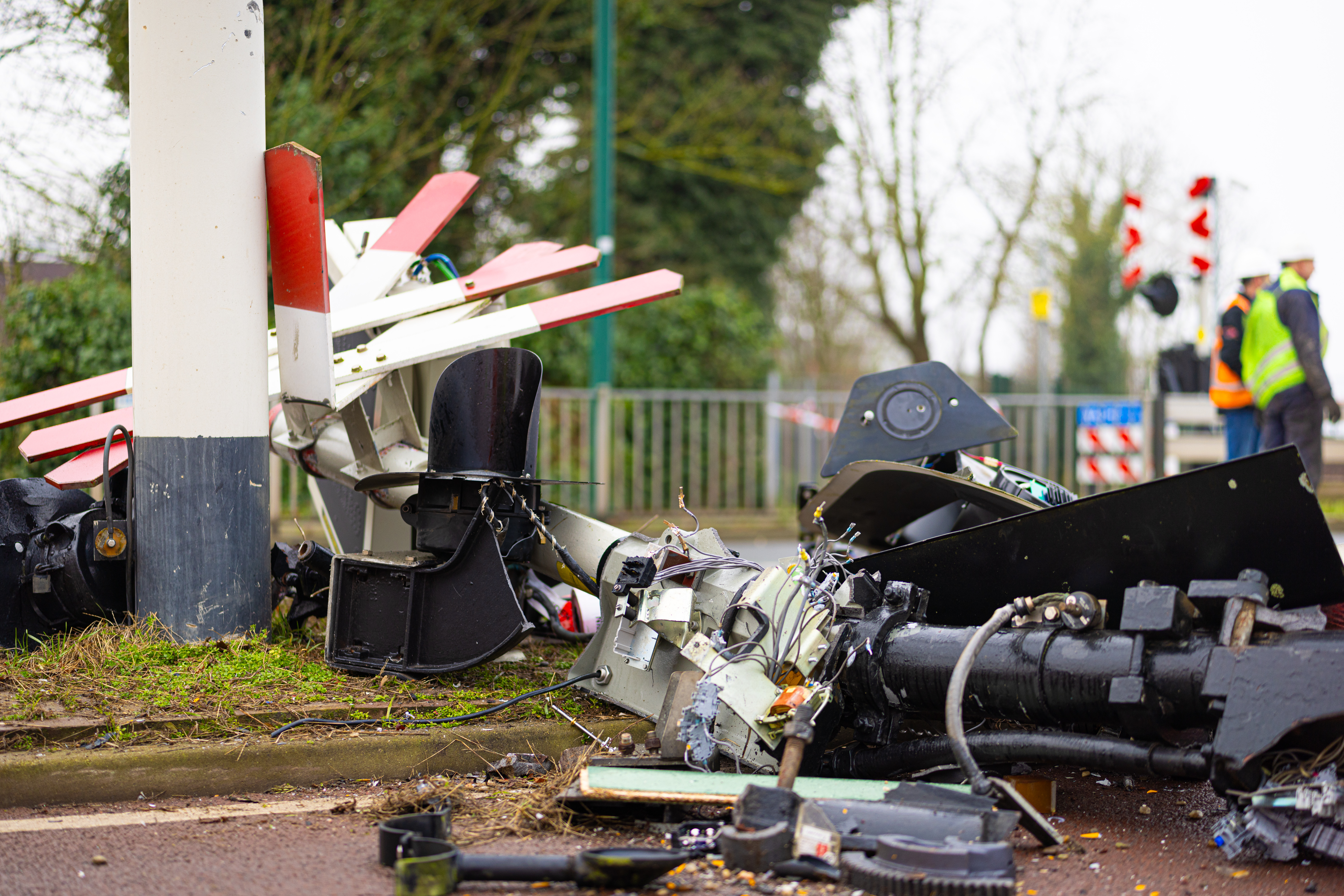 De schade na de aanrijding is aanzienlijk