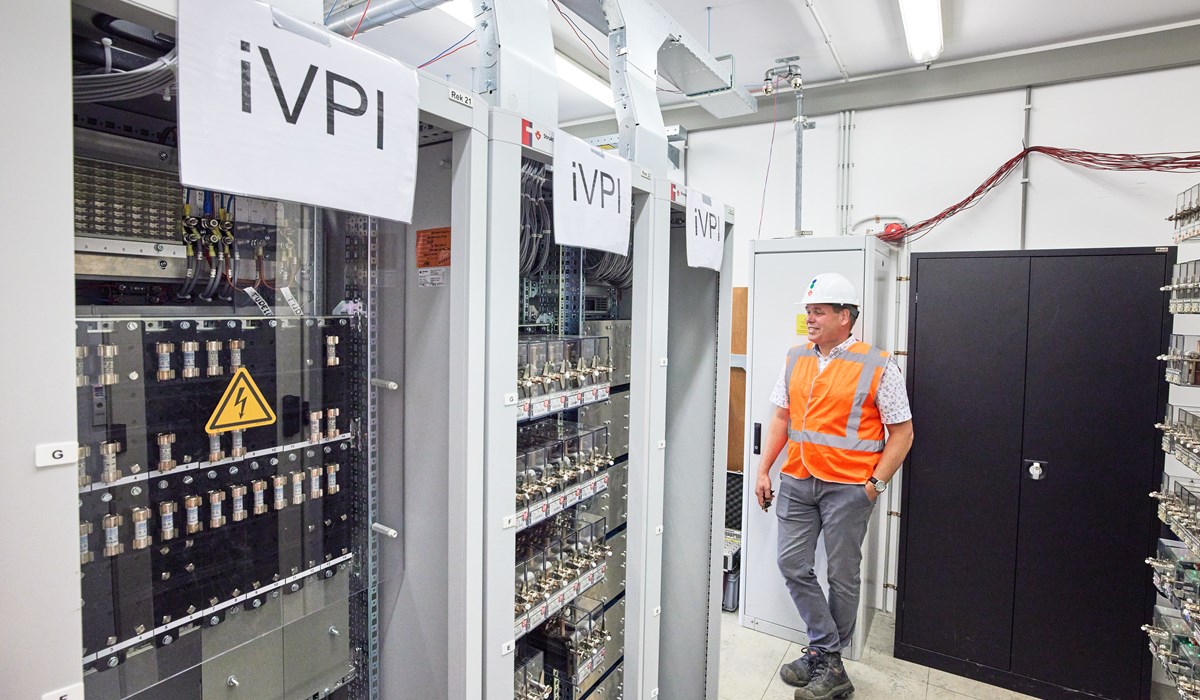 De iVPI (het nieuwe systeem) is gebouwd in de technische ruimte waar ook het huidige systeem draait