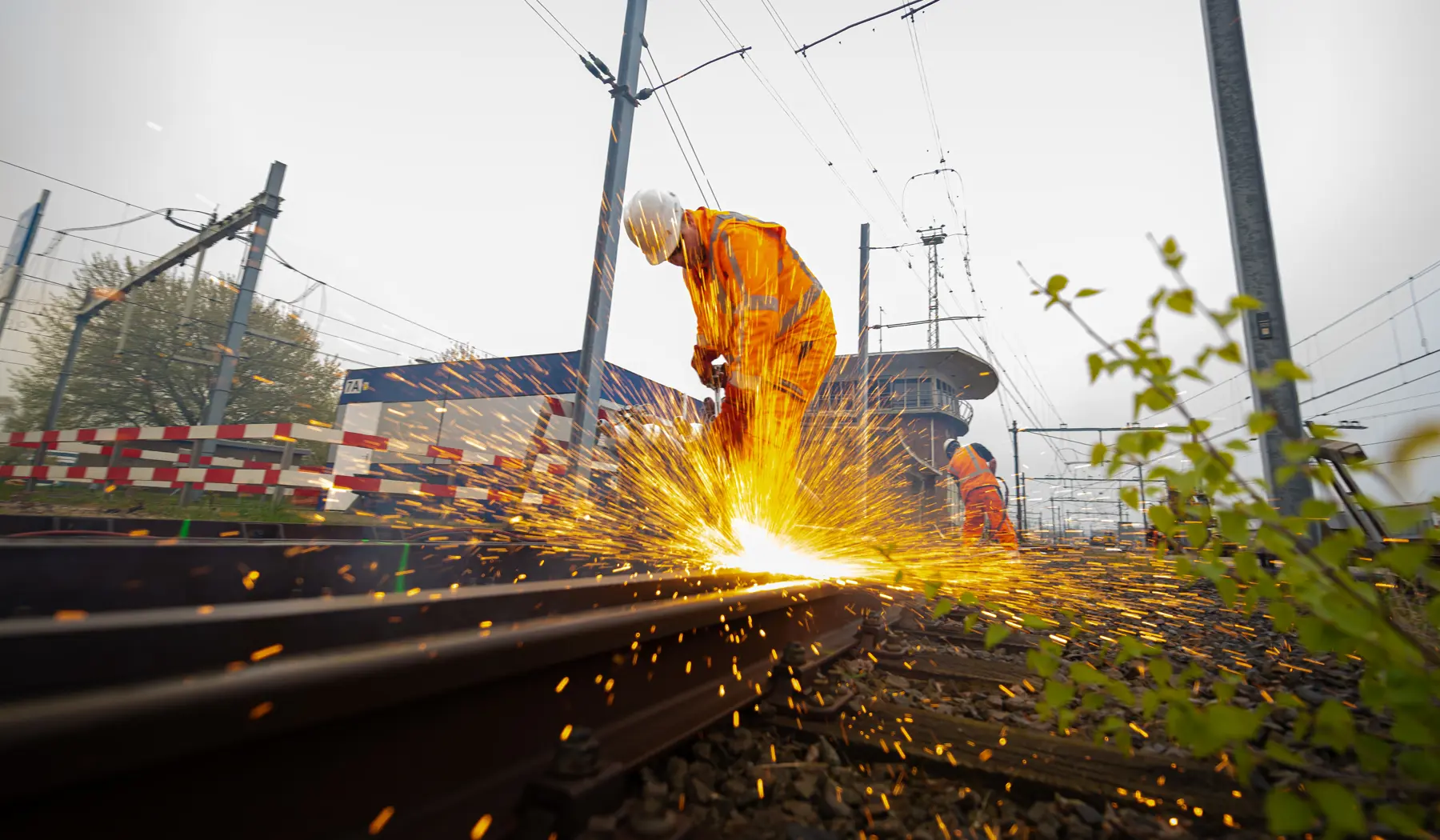 Sporen worden vernieuwd op opstelterrein Watergraafsmeer